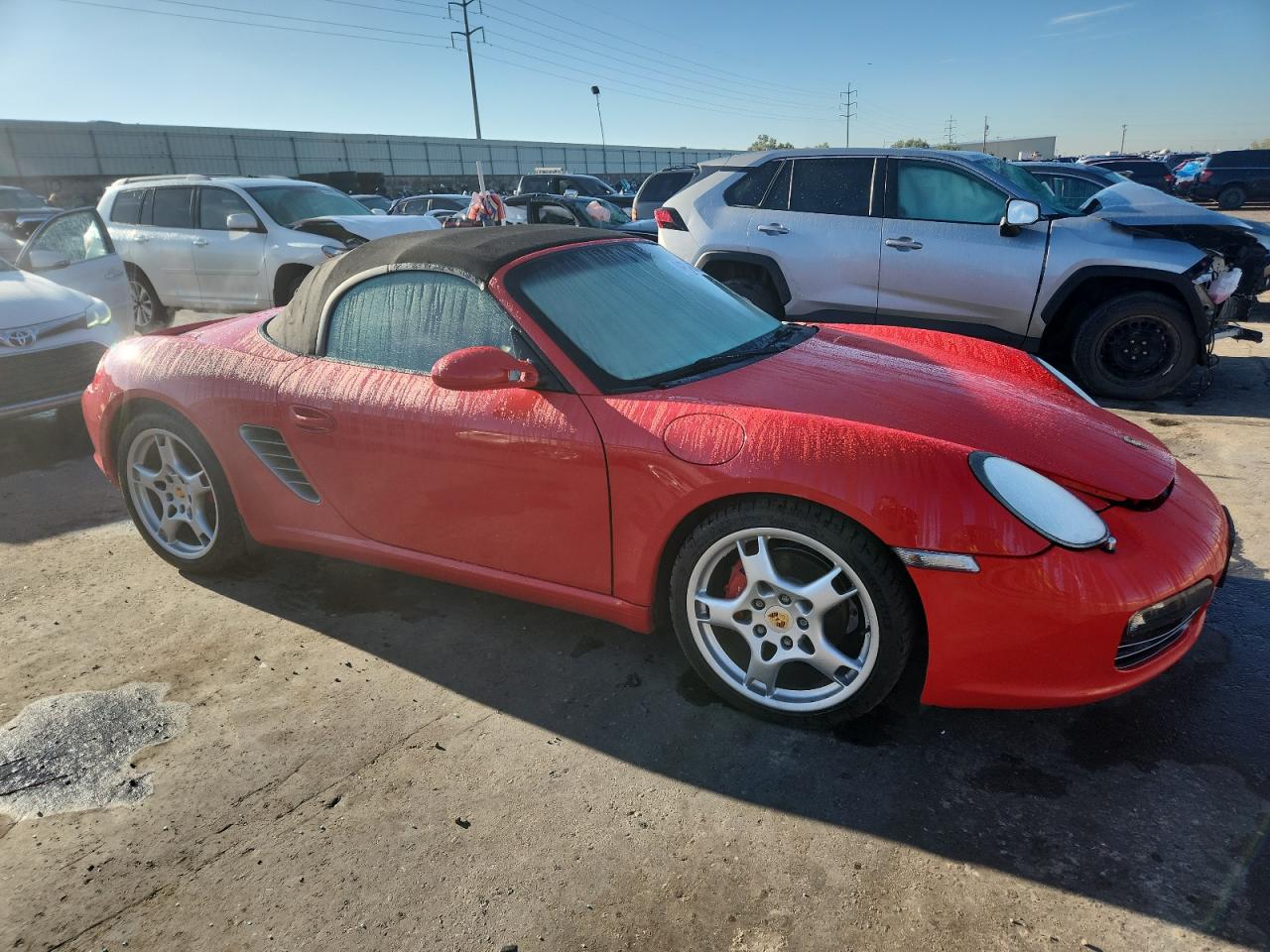2006 Porsche Boxster S Красный vin: WP0CB29856U730483