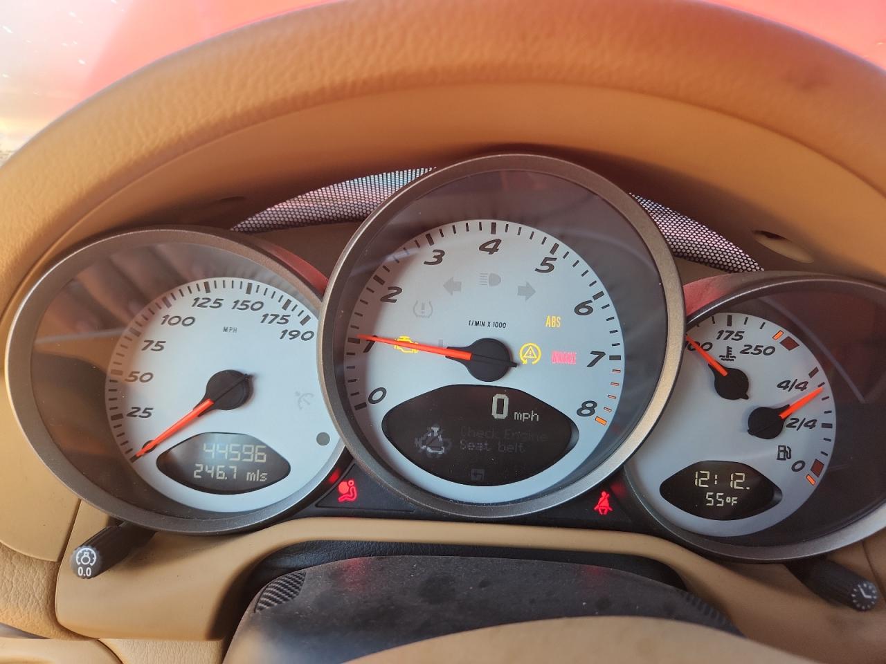2006 Porsche Boxster S Красный vin: WP0CB29856U730483