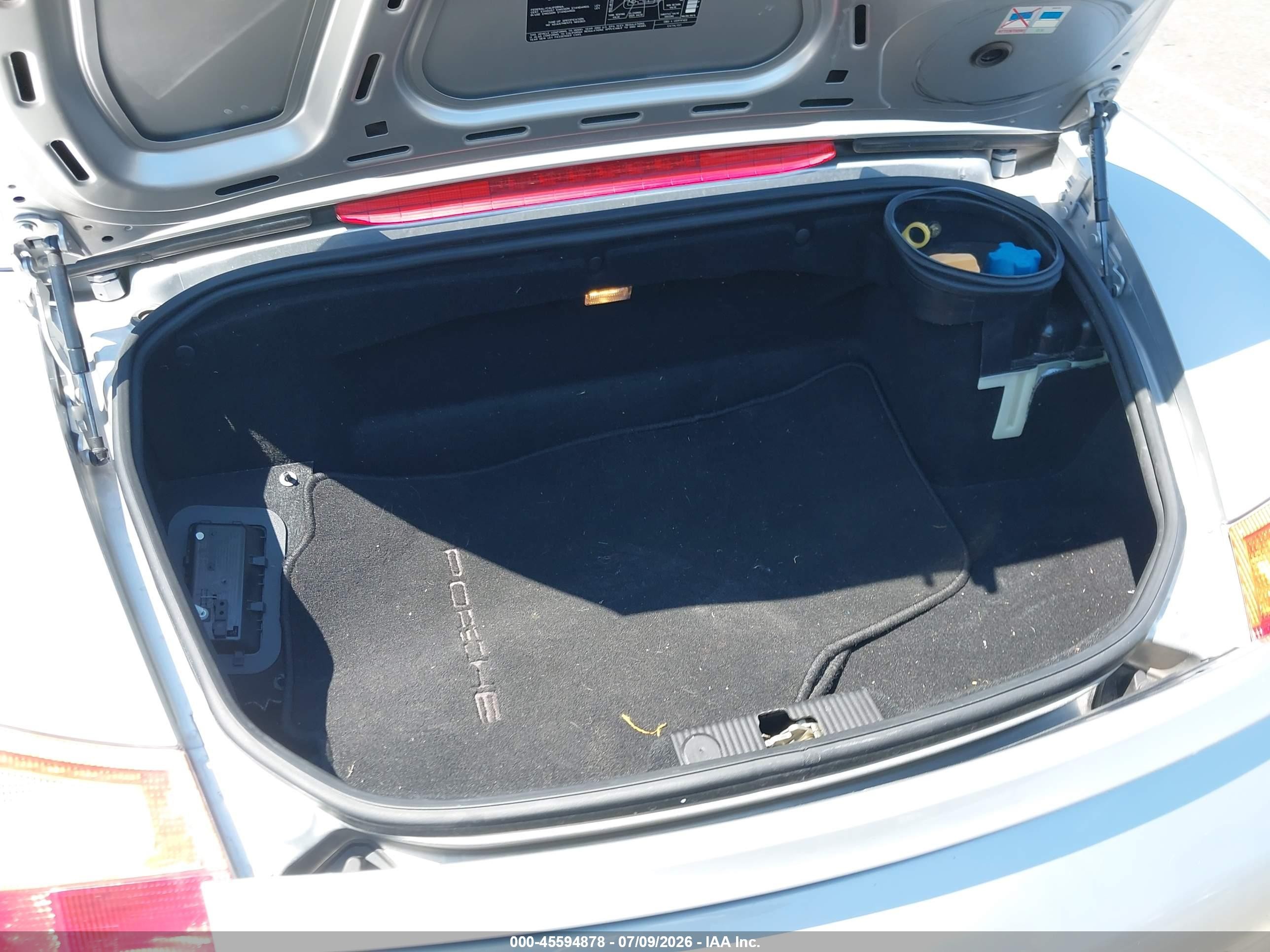 2002 Porsche Boxster S Silver vin: WP0CB29862U661555