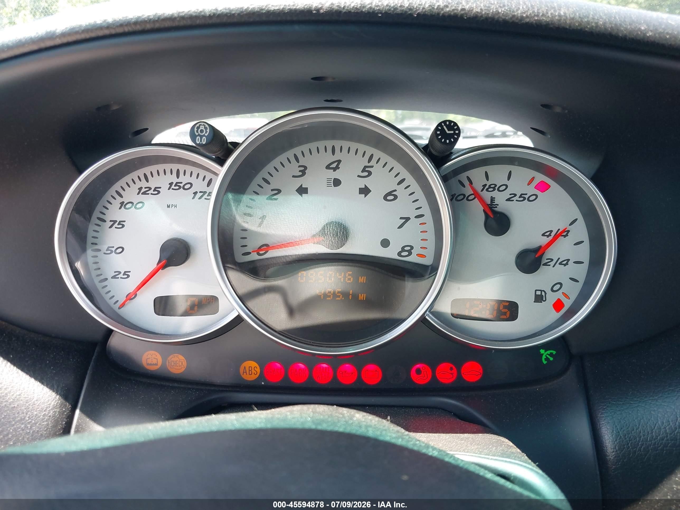 2002 Porsche Boxster S Silver vin: WP0CB29862U661555