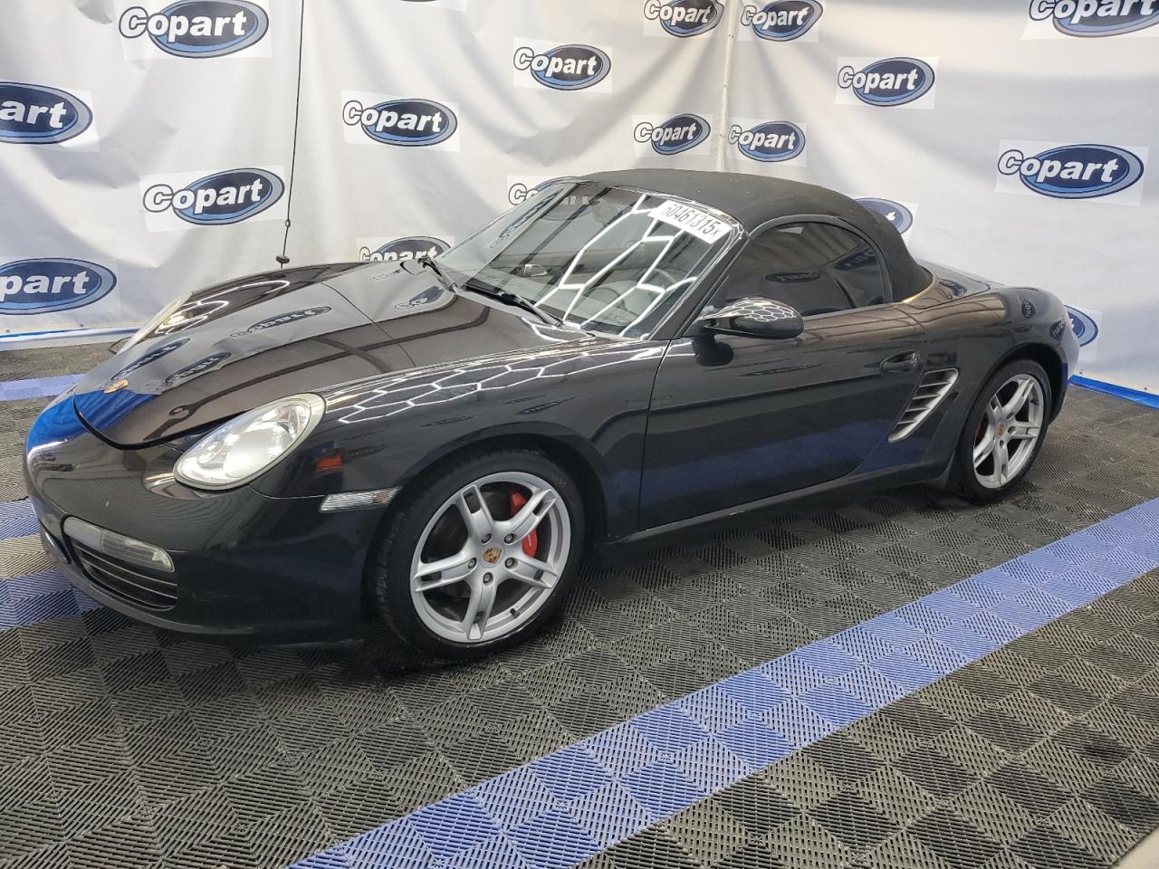 2005 Porsche Boxster S Black vin: WP0CB29865S730356