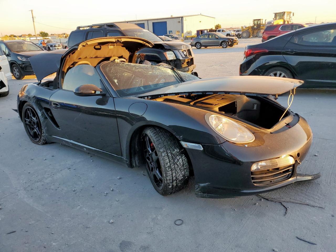 2006 Porsche Boxster S Черный vin: WP0CB29866U730508