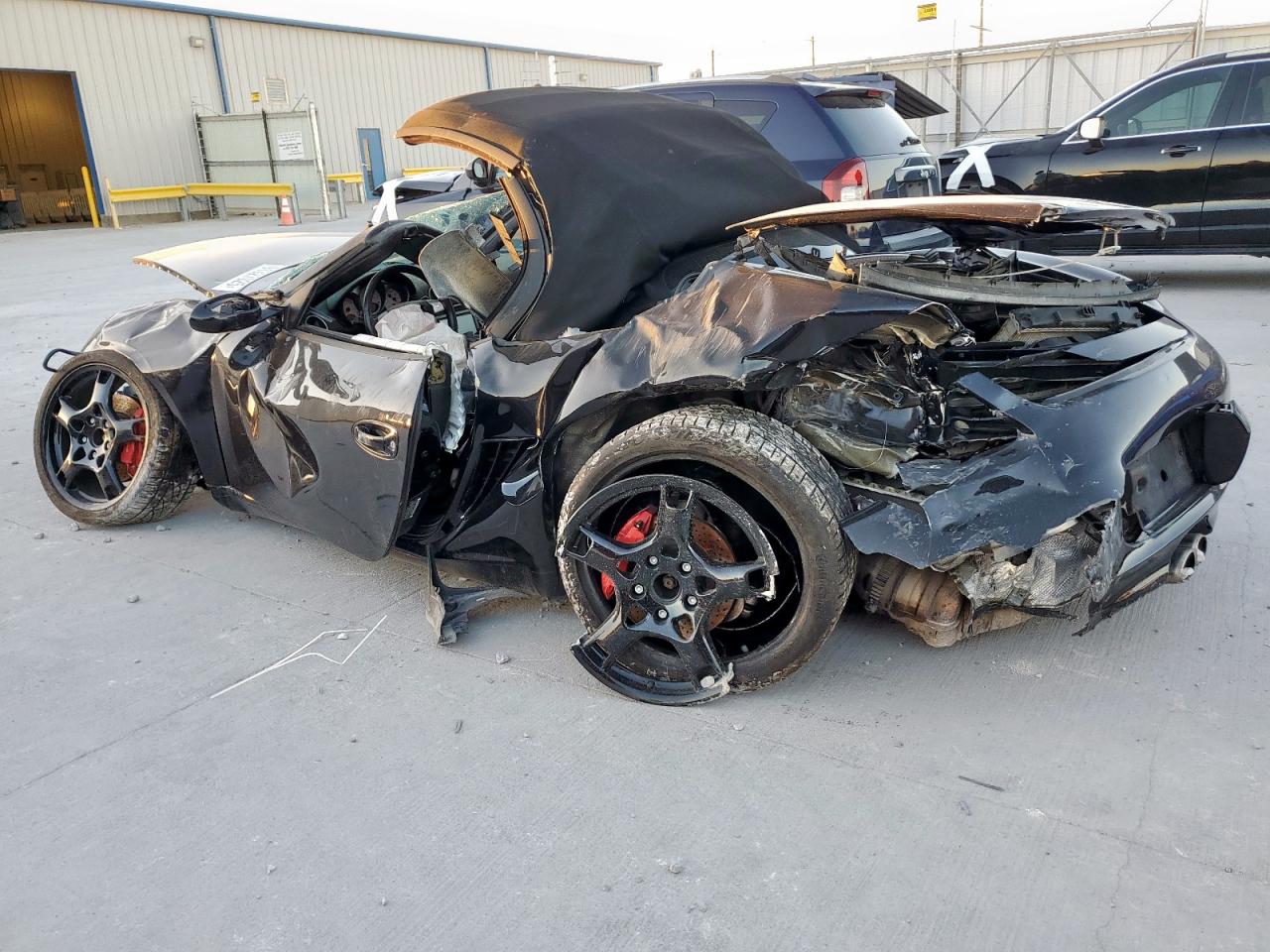 2006 Porsche Boxster S Черный vin: WP0CB29866U730508