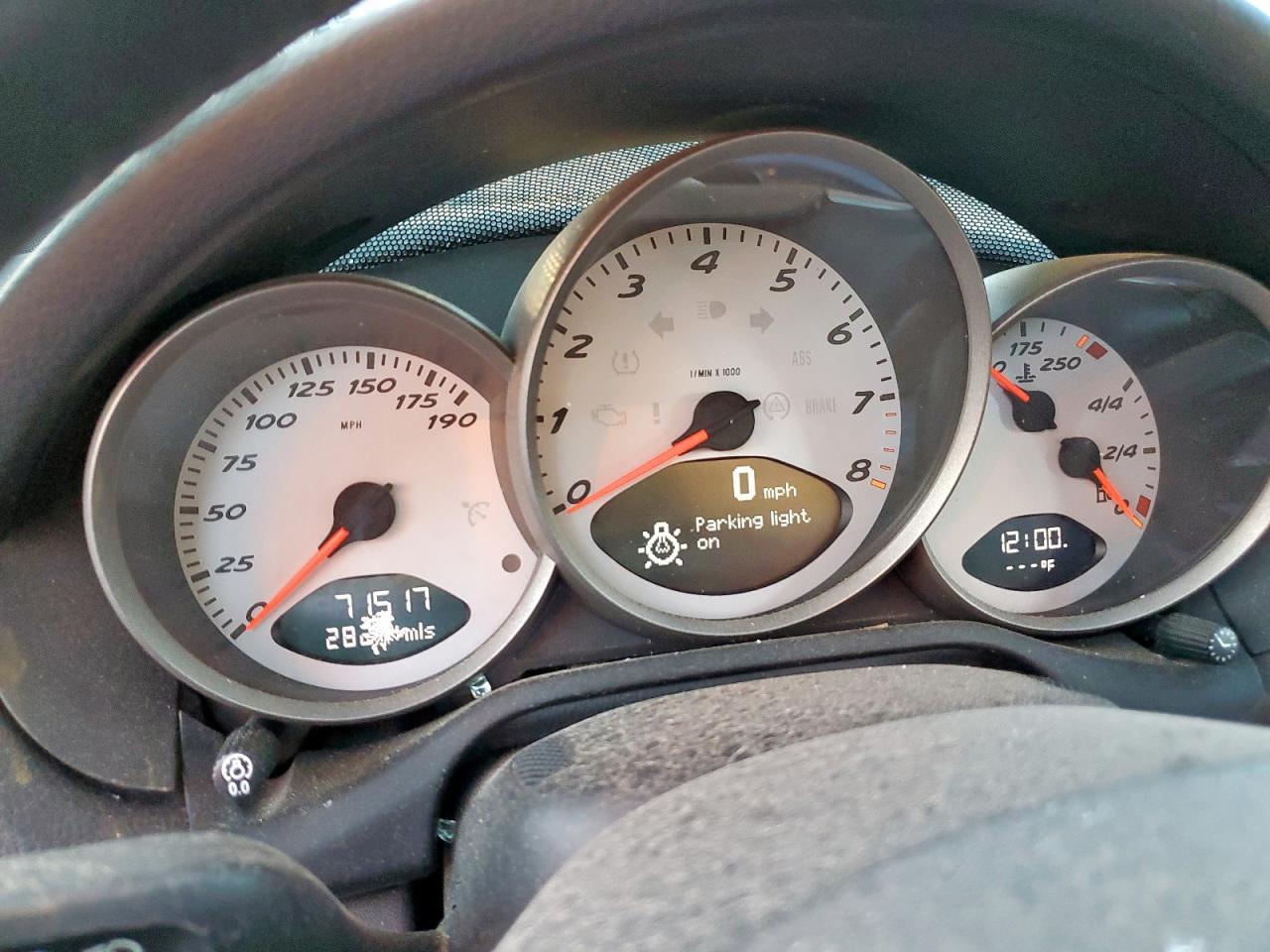 2006 Porsche Boxster S Черный vin: WP0CB29866U730508