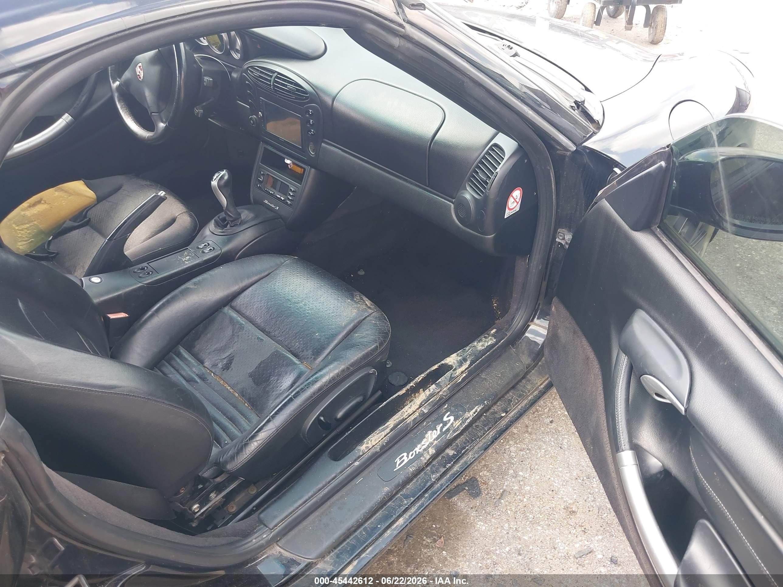 2002 Porsche Boxster S Black vin: WP0CB29872U662939
