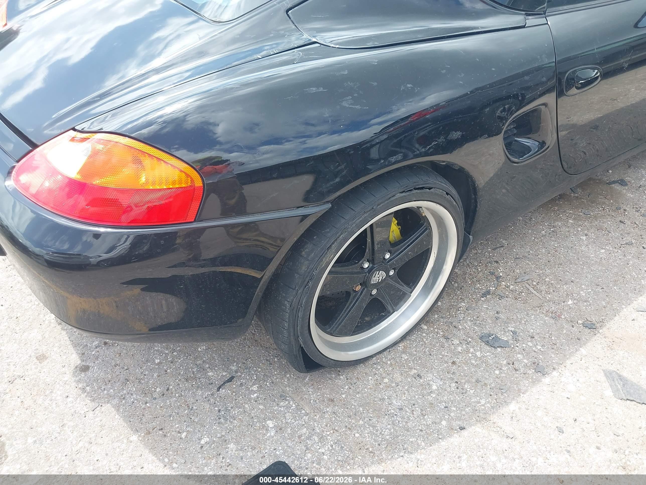 2002 Porsche Boxster S Black vin: WP0CB29872U662939