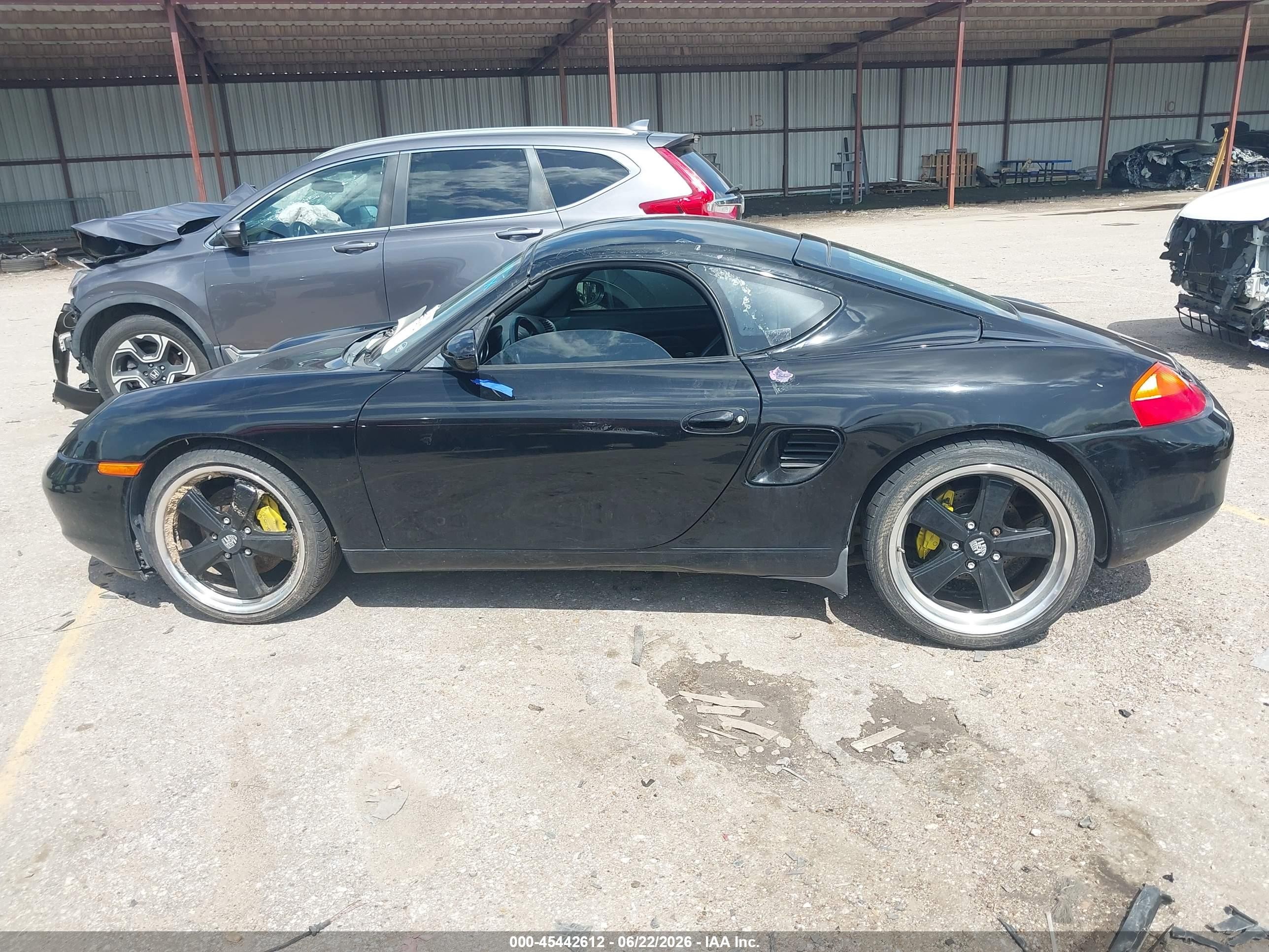 2002 Porsche Boxster S Black vin: WP0CB29872U662939