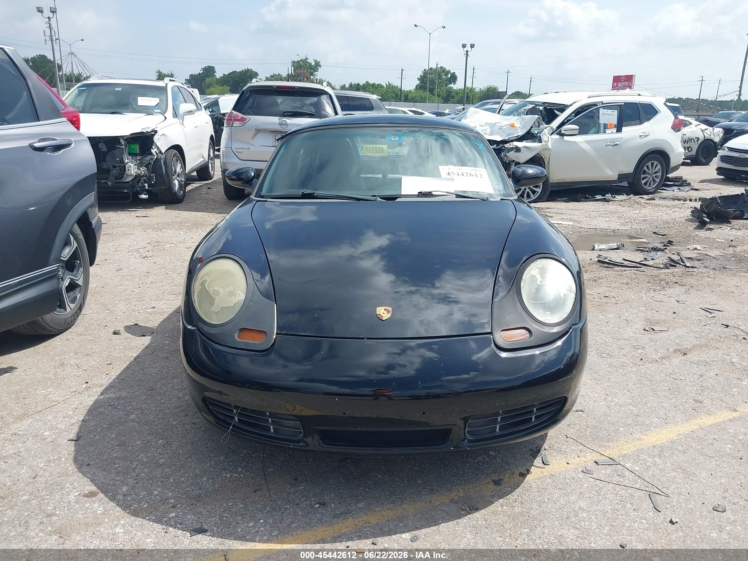 2002 Porsche Boxster S Black vin: WP0CB29872U662939