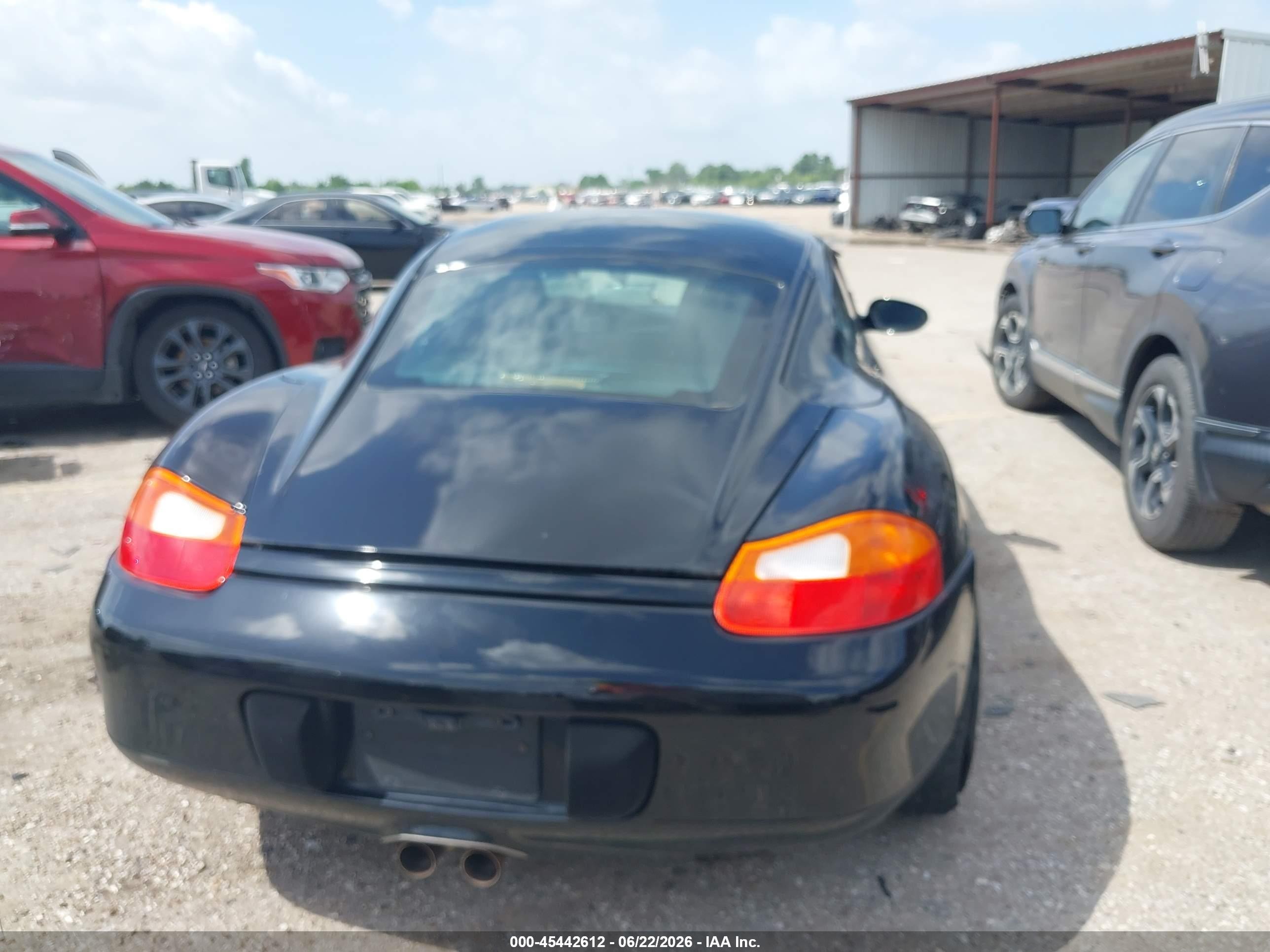 2002 Porsche Boxster S Black vin: WP0CB29872U662939