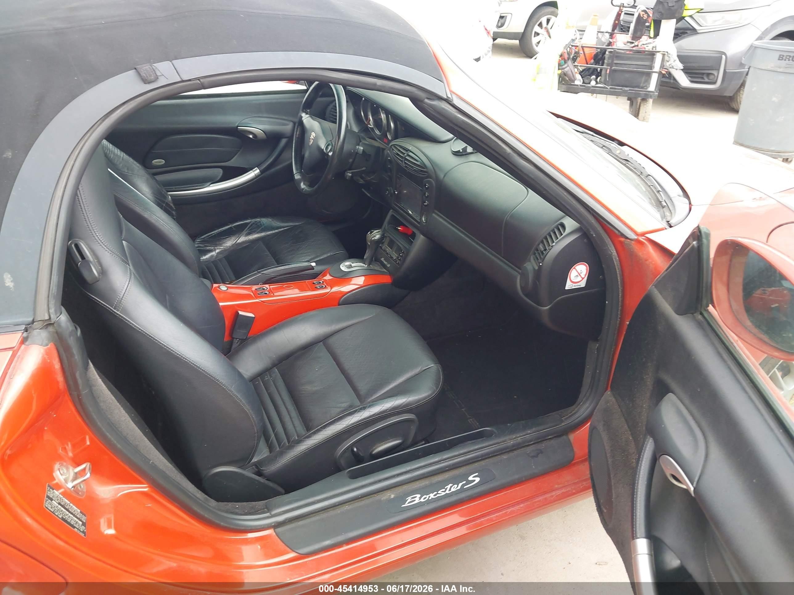 2002 Porsche Boxster S Orange vin: WP0CB29872U663587