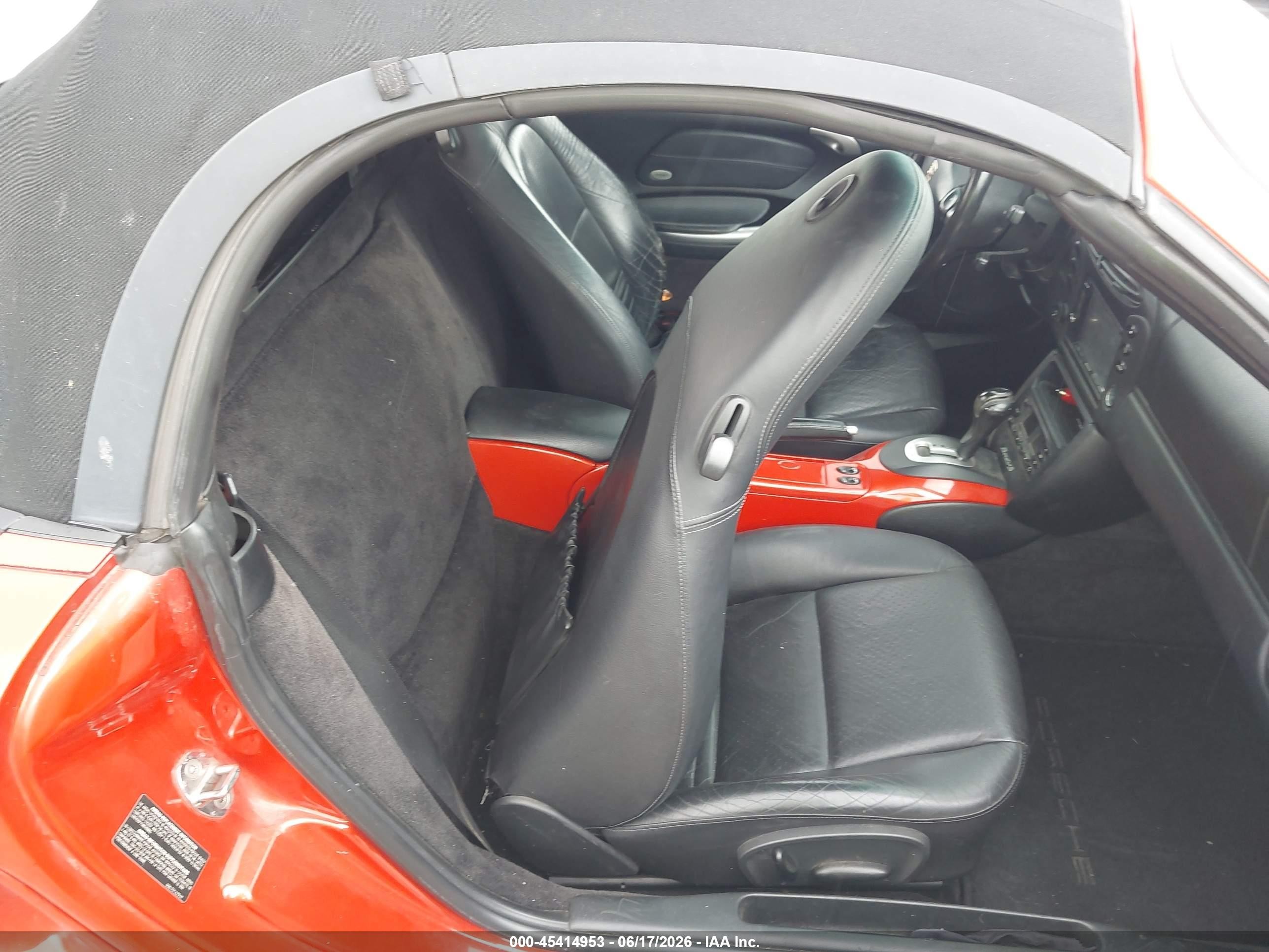 2002 Porsche Boxster S Orange vin: WP0CB29872U663587