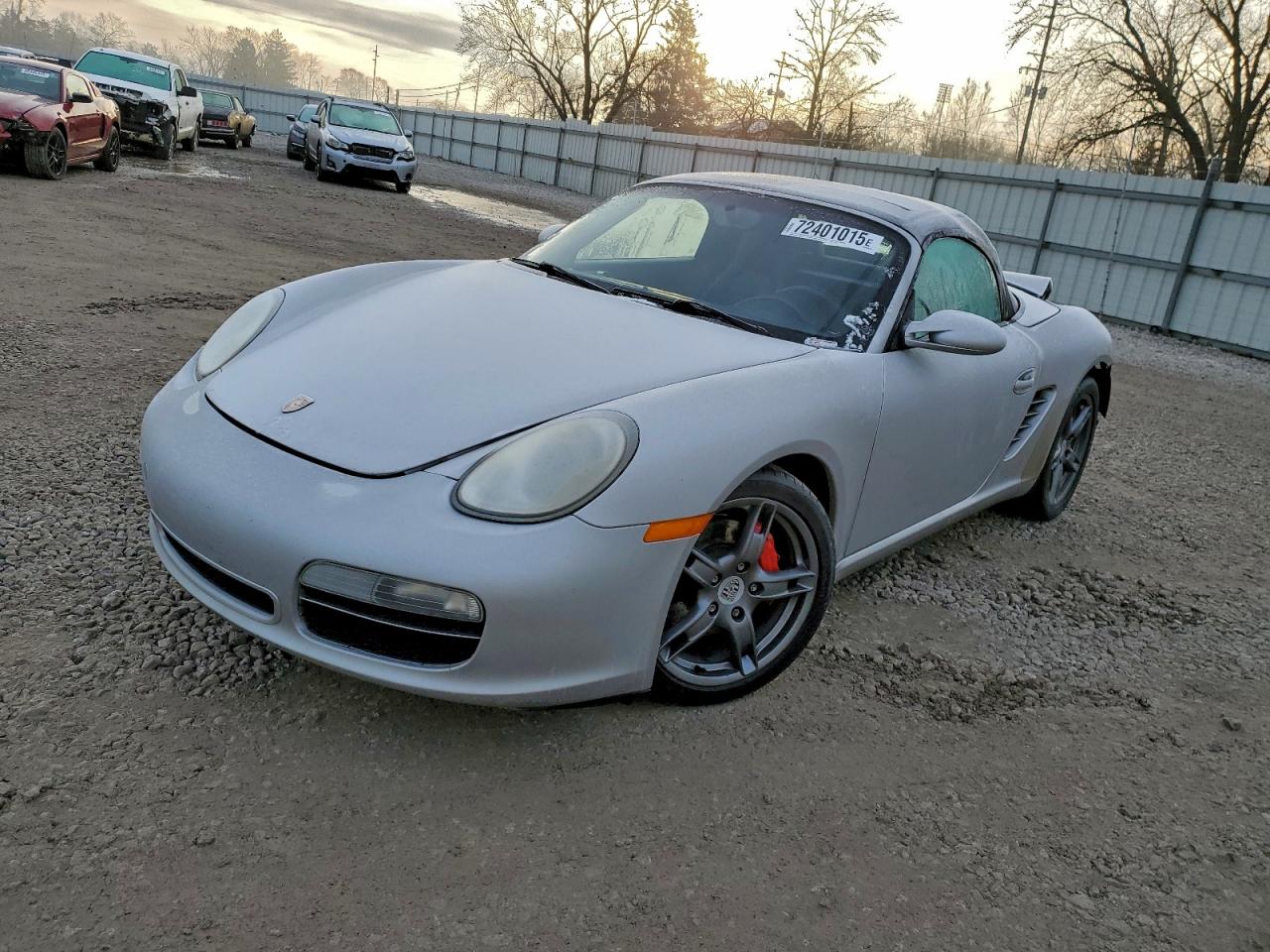 2005 Porsche Boxster S Silver vin: WP0CB29875S730107