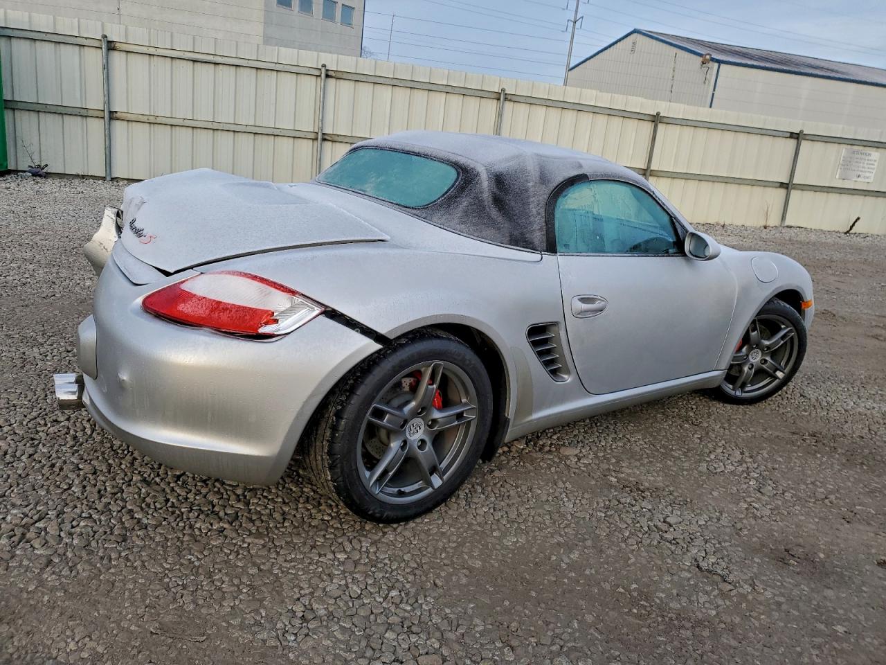 2005 Porsche Boxster S Silver vin: WP0CB29875S730107