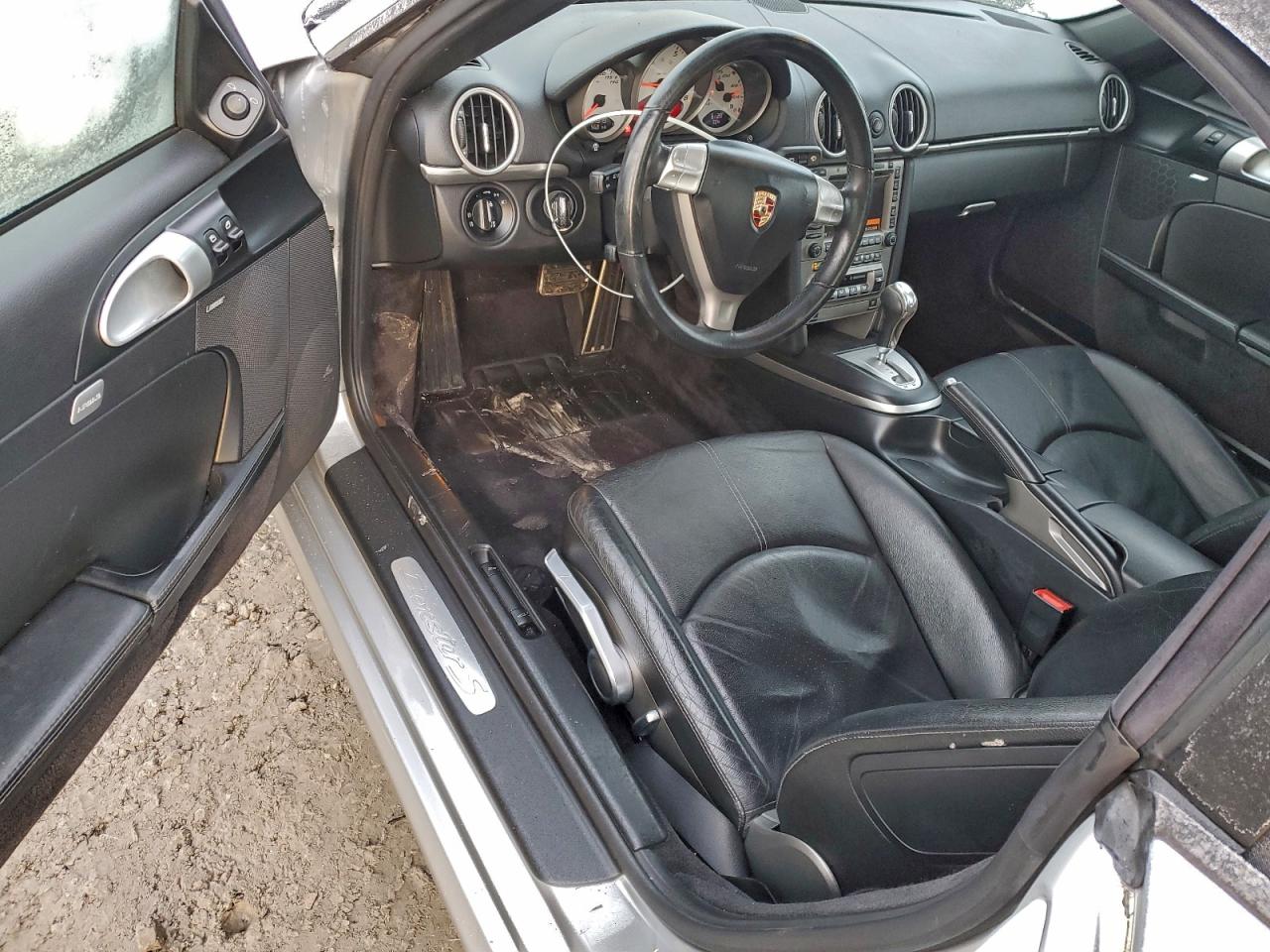 2005 Porsche Boxster S Silver vin: WP0CB29875S730107