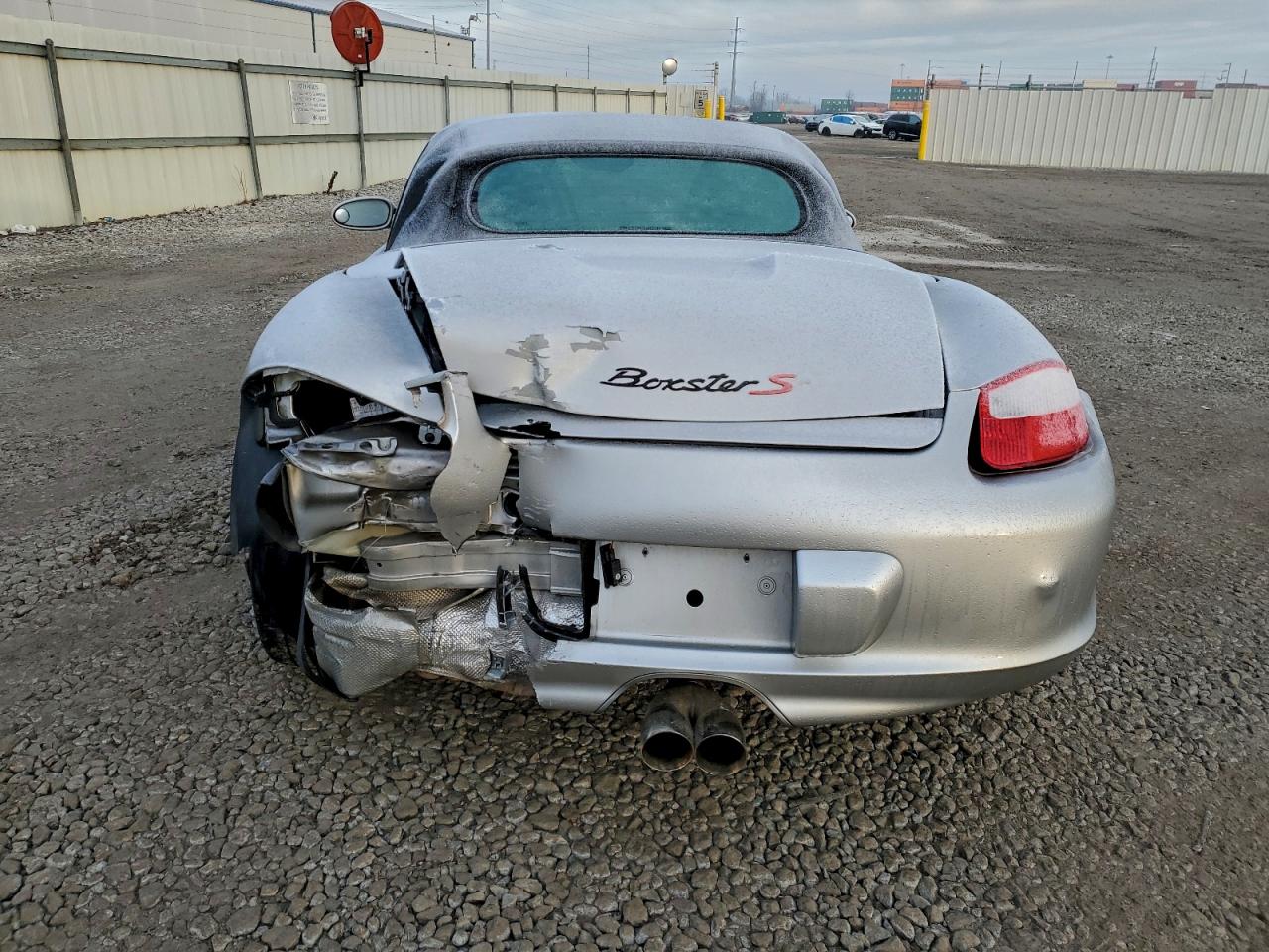2005 Porsche Boxster S Silver vin: WP0CB29875S730107