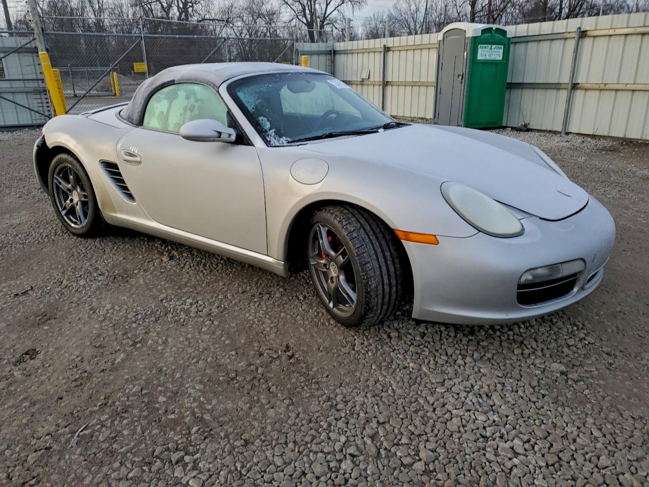 2005 Porsche Boxster S Silver vin: WP0CB29875S730107