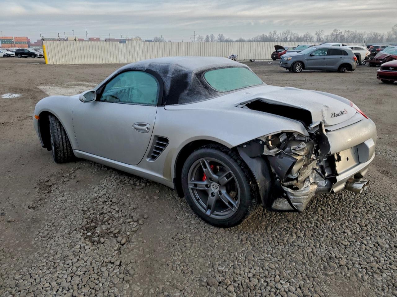2005 Porsche Boxster S Silver vin: WP0CB29875S730107