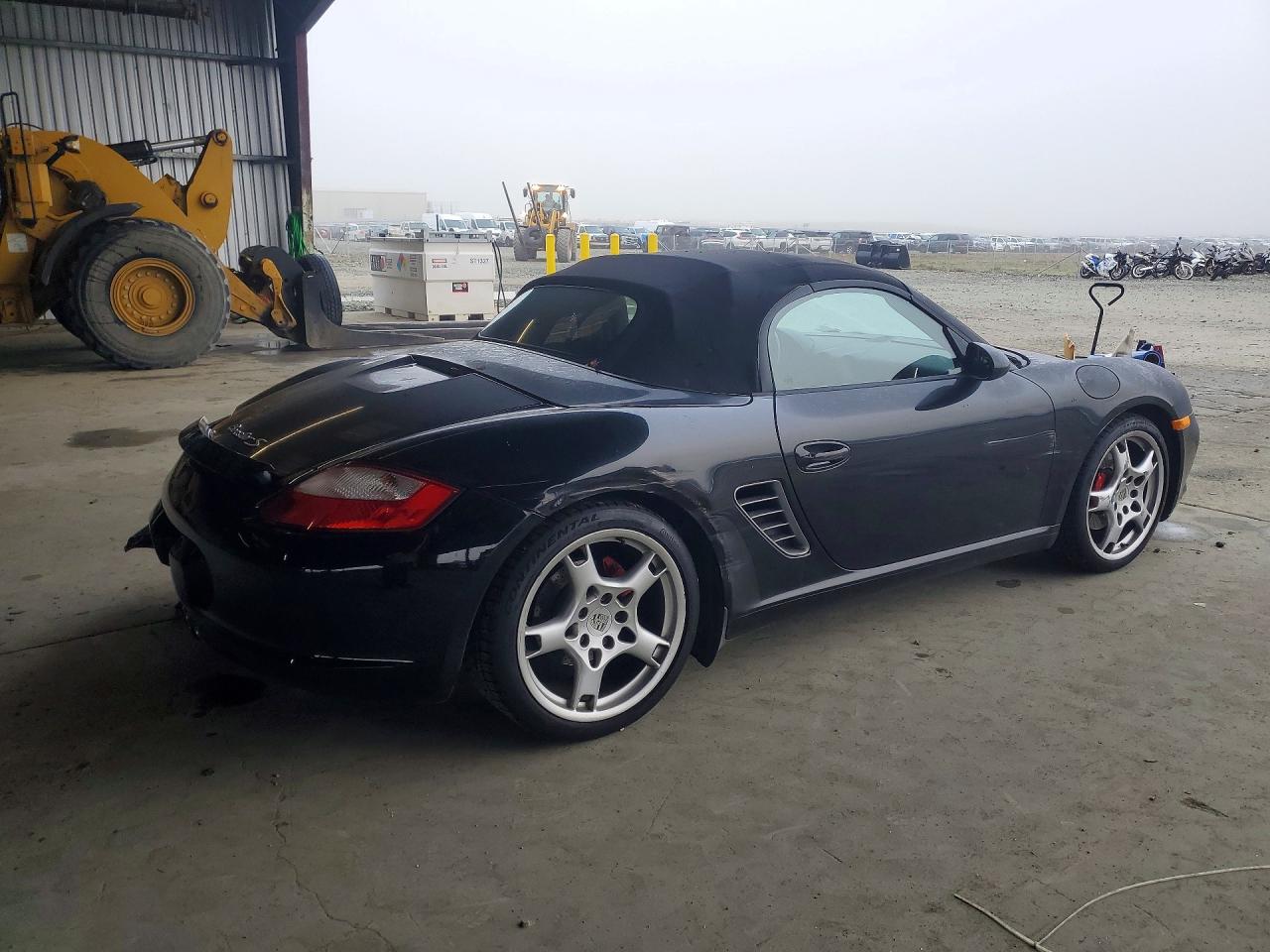 2005 Porsche Boxster S Black vin: WP0CB29875U731553