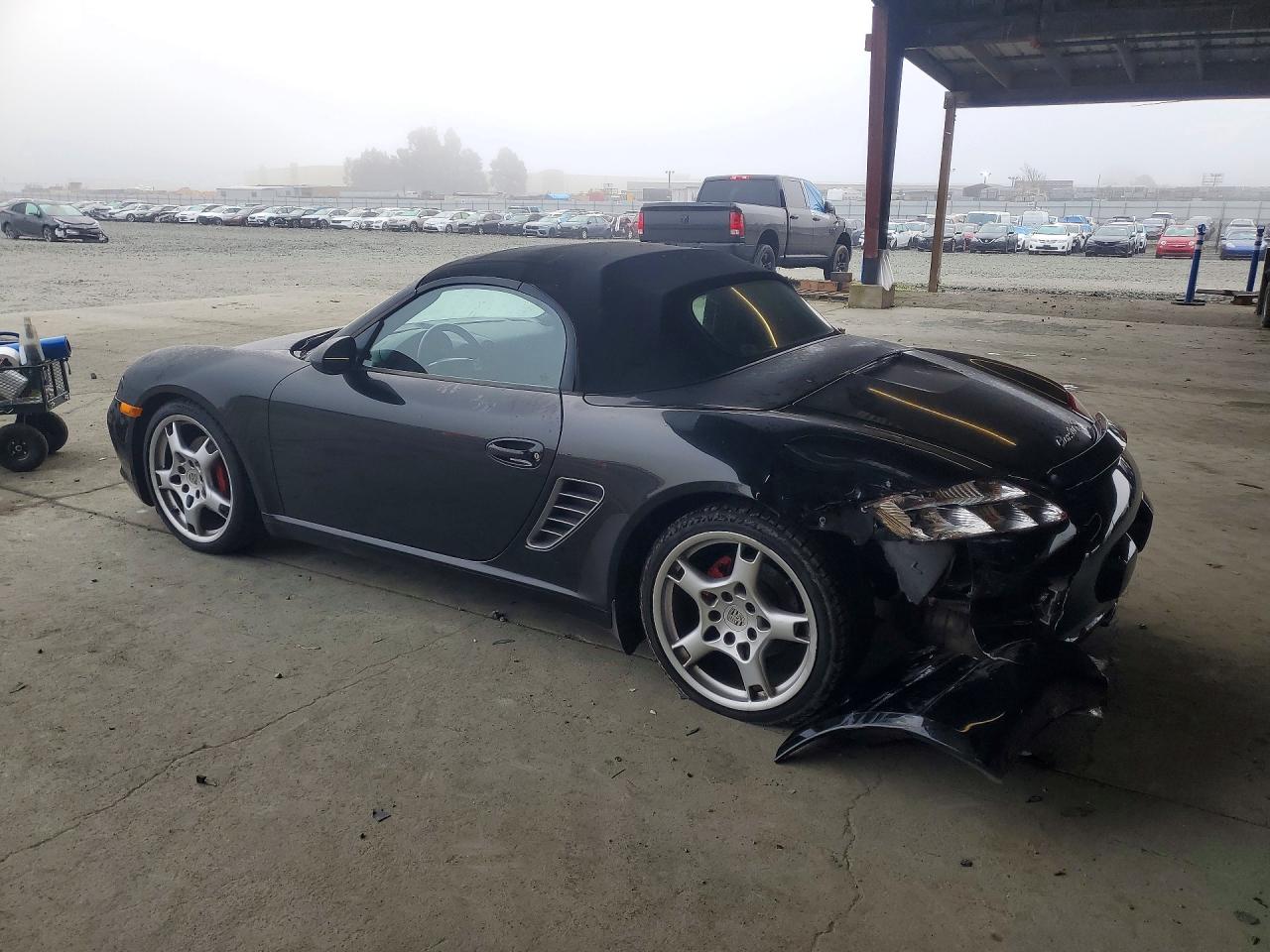 2005 Porsche Boxster S Black vin: WP0CB29875U731553