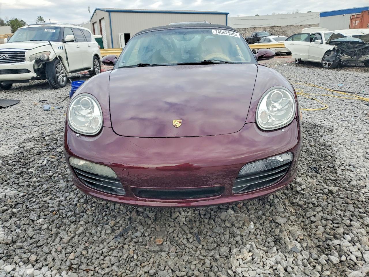 2005 Porsche Boxster S Maroon vin: WP0CB29875U731570