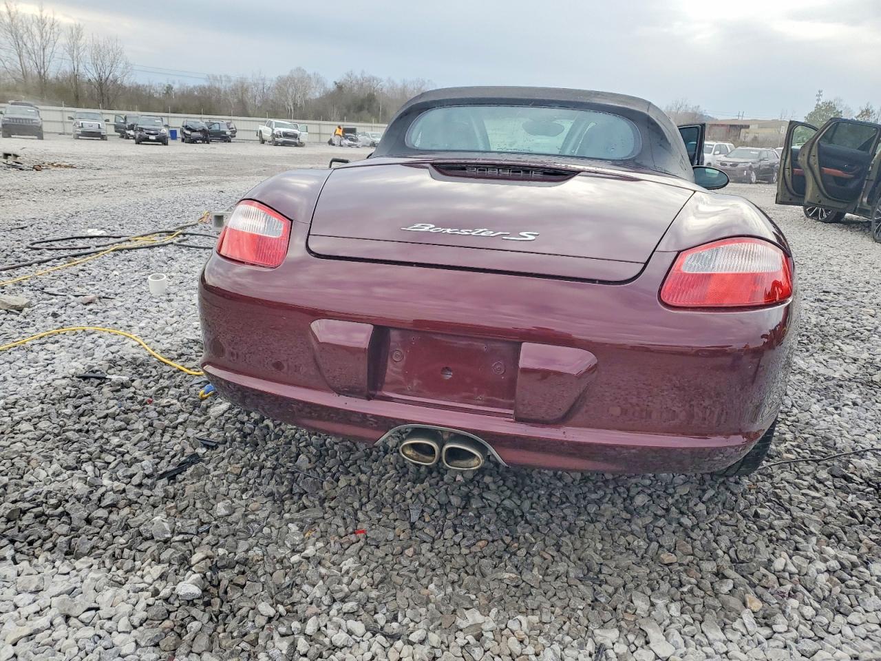2005 Porsche Boxster S Maroon vin: WP0CB29875U731570