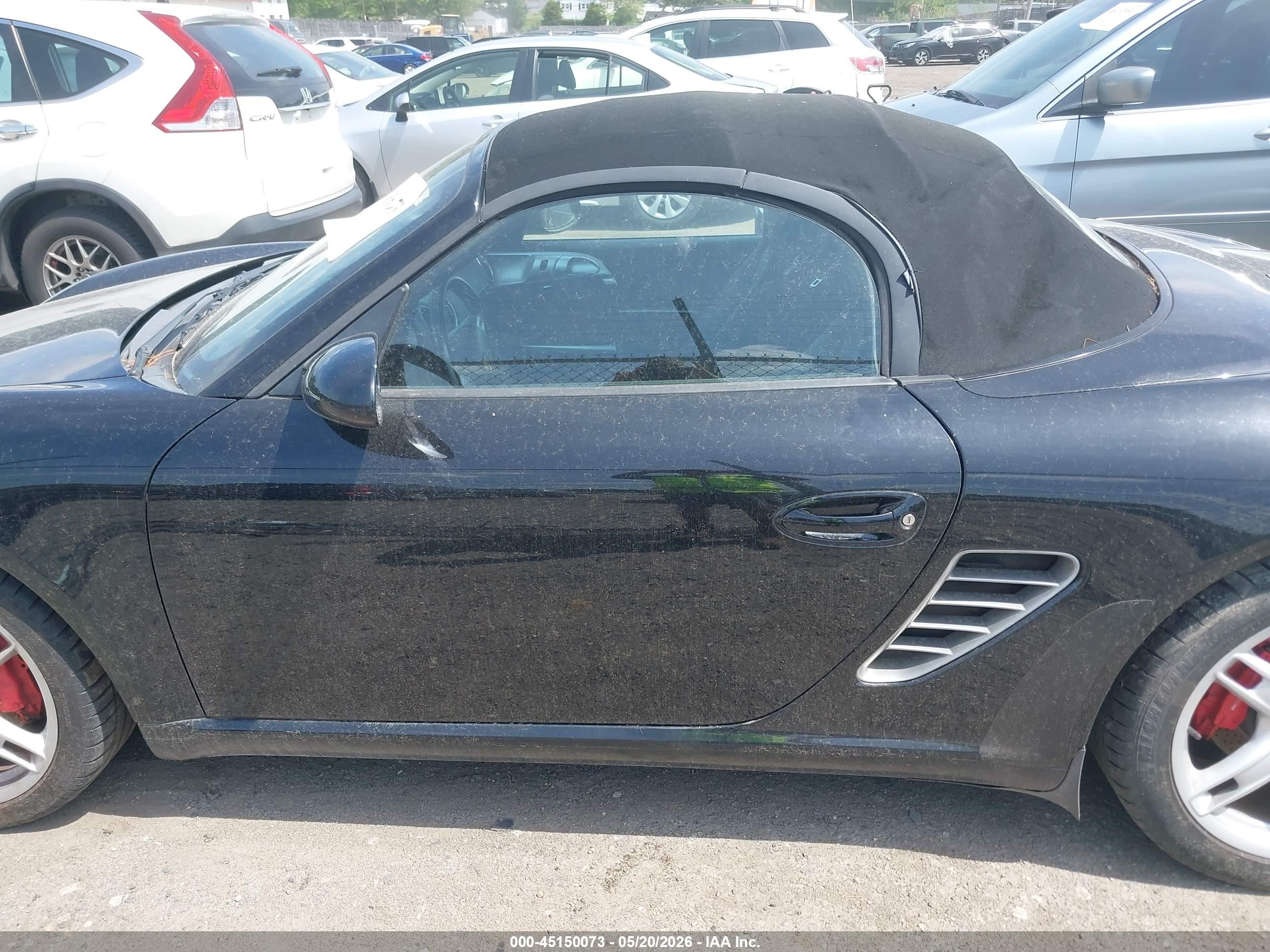 2006 Porsche Boxster S Black vin: WP0CB29876U730355