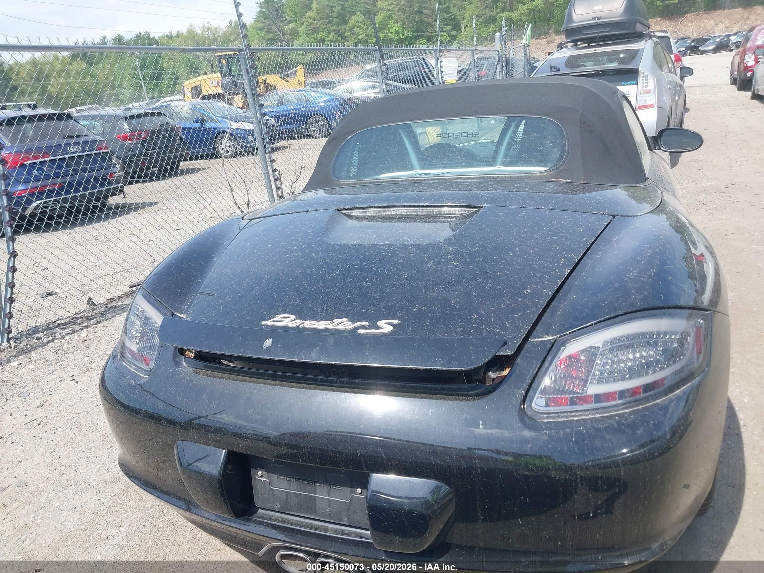 2006 Porsche Boxster S Black vin: WP0CB29876U730355