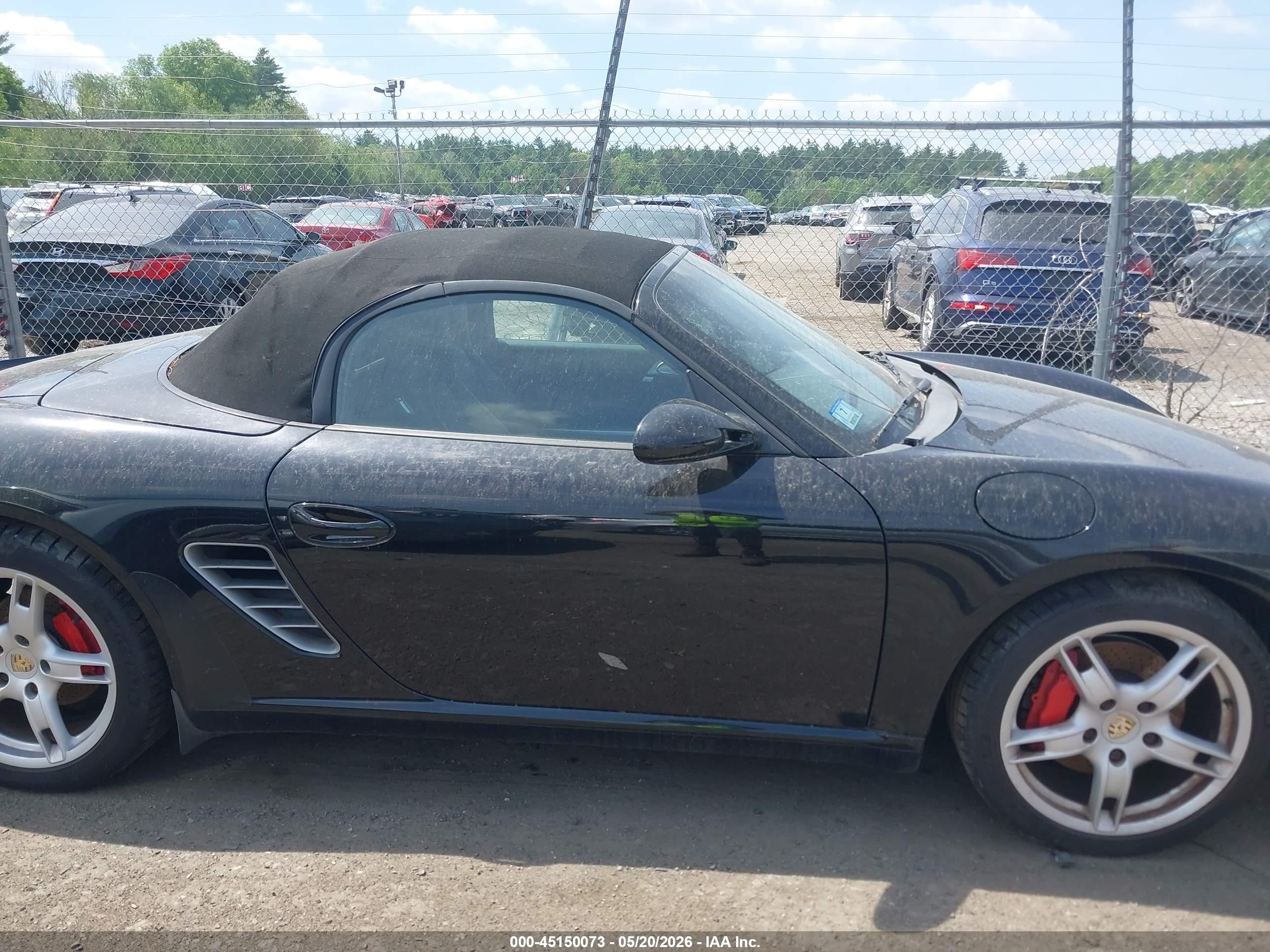 2006 Porsche Boxster S Black vin: WP0CB29876U730355