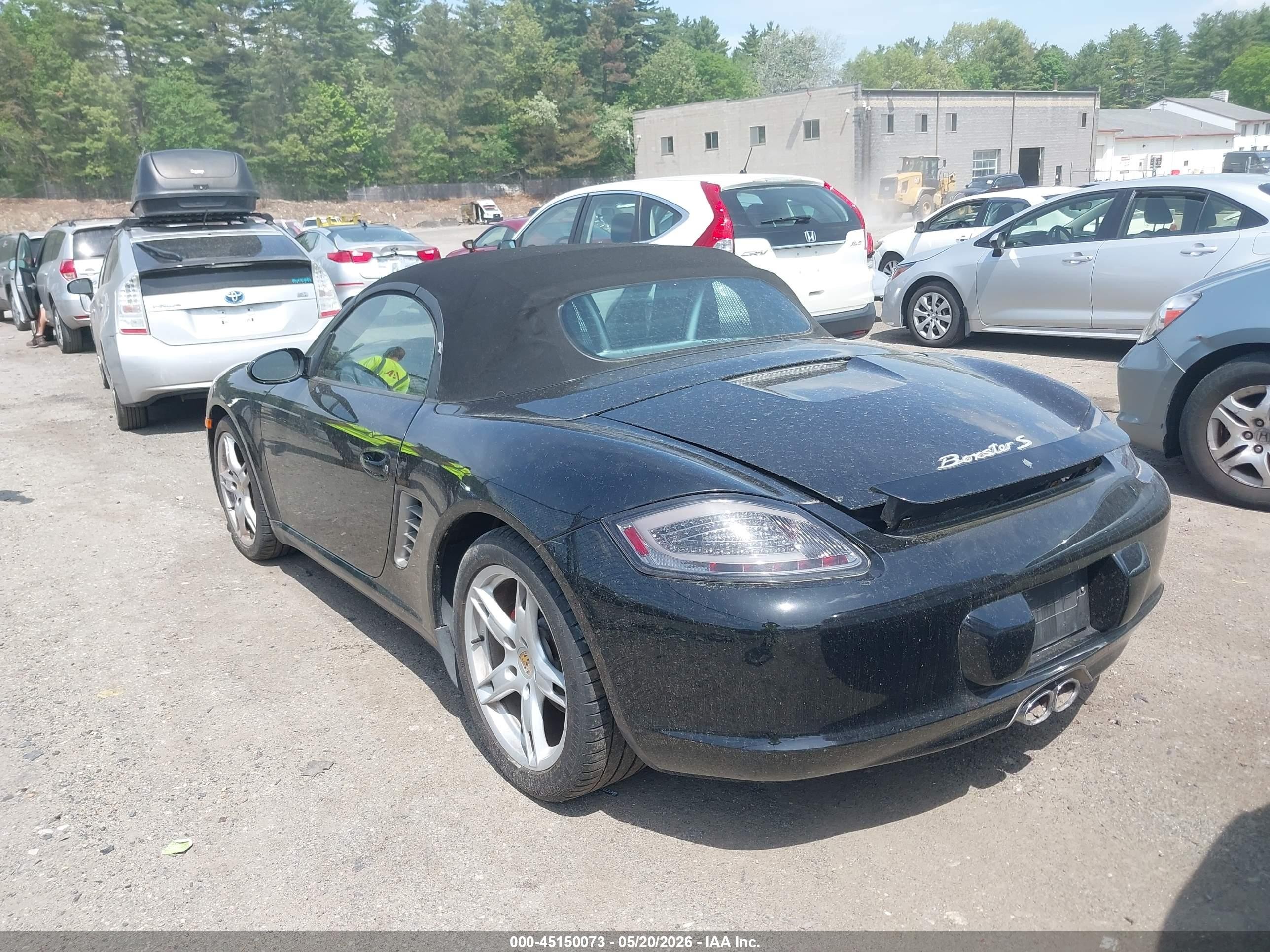 2006 Porsche Boxster S Black vin: WP0CB29876U730355