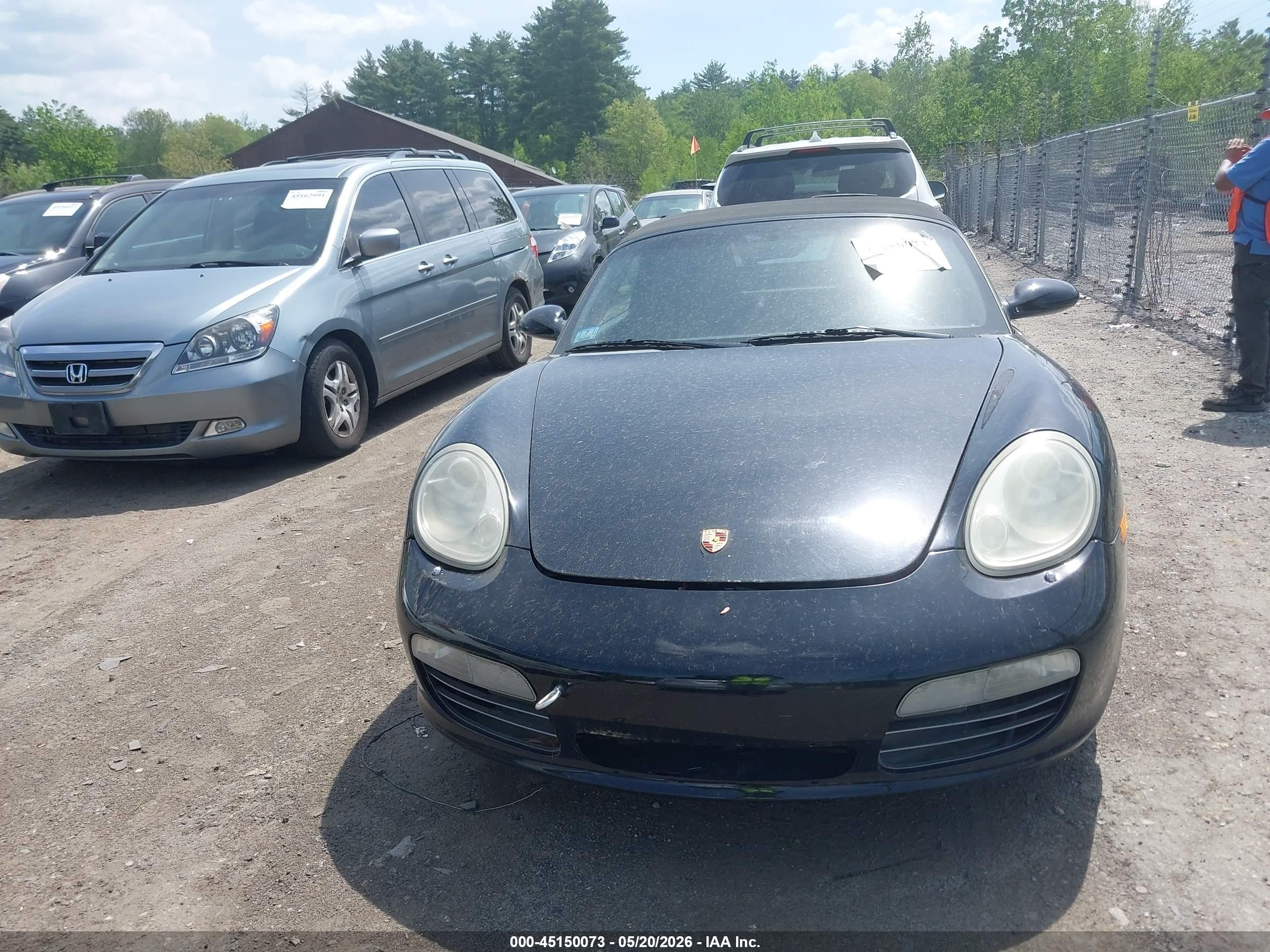 2006 Porsche Boxster S Black vin: WP0CB29876U730355