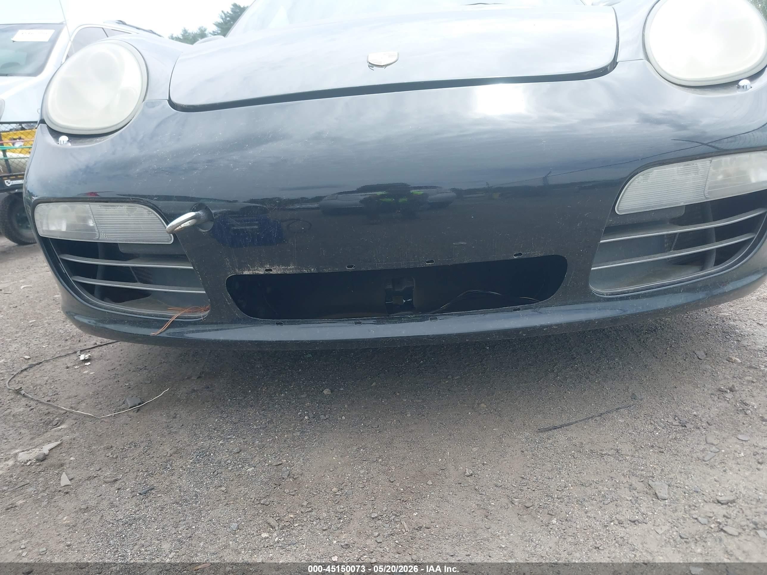 2006 Porsche Boxster S Black vin: WP0CB29876U730355