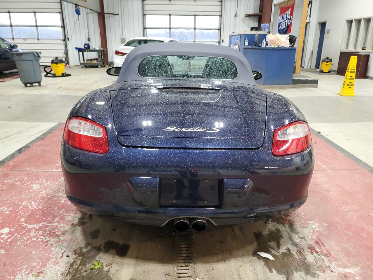 2006 Porsche Boxster S Синий vin: WP0CB29886U730140