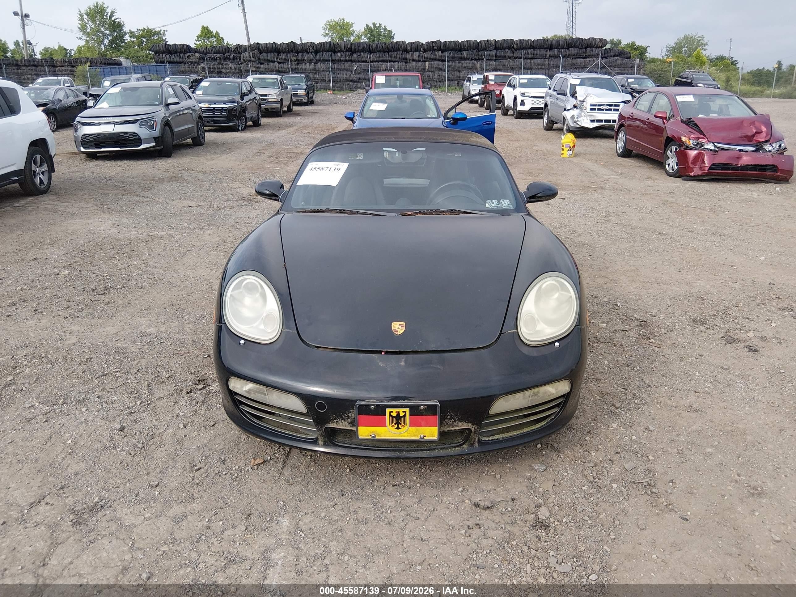 2006 Porsche Boxster S Black vin: WP0CB29886U730252