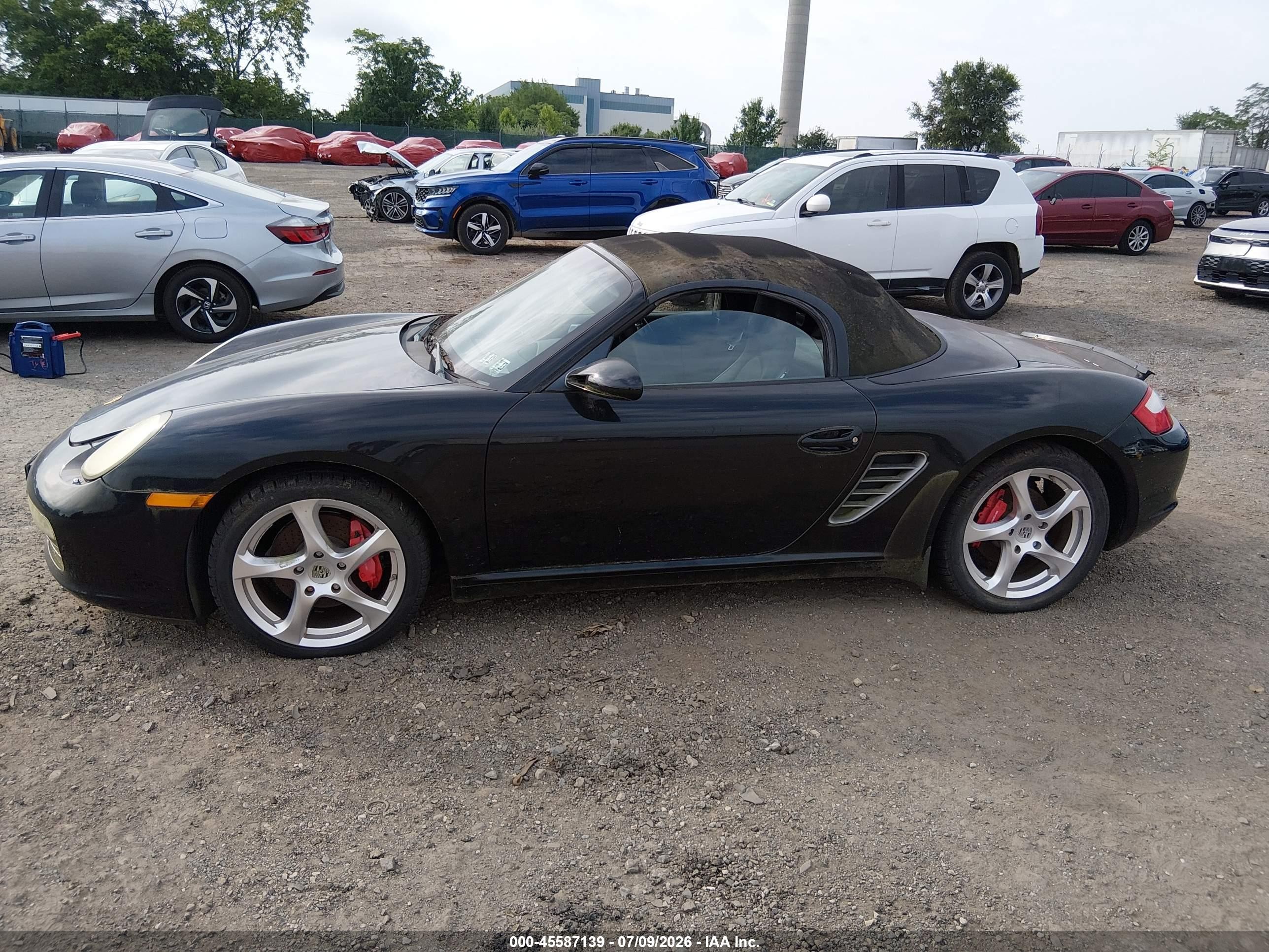 2006 Porsche Boxster S Black vin: WP0CB29886U730252