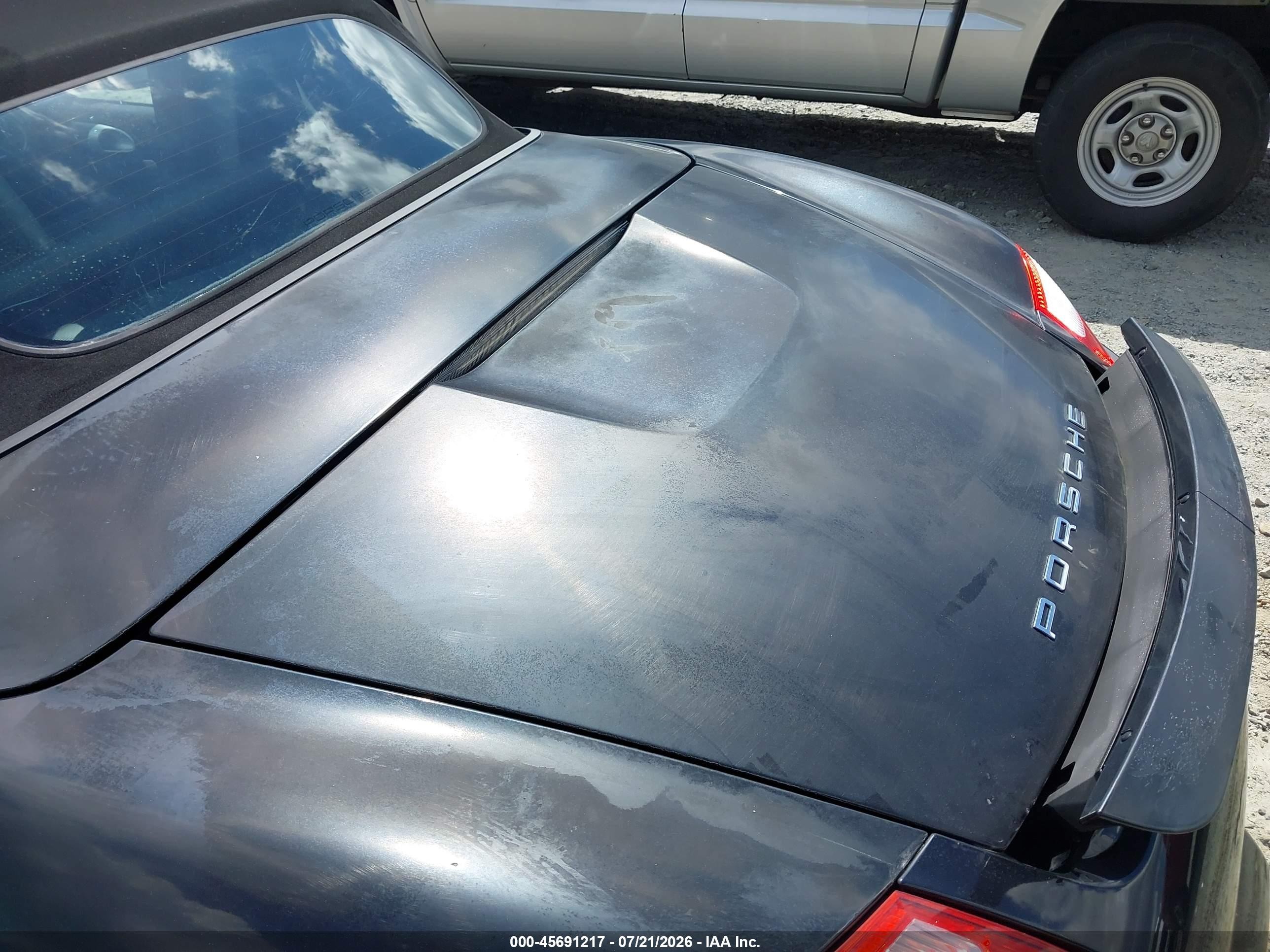 2006 Porsche Boxster S Black vin: WP0CB29886U730252