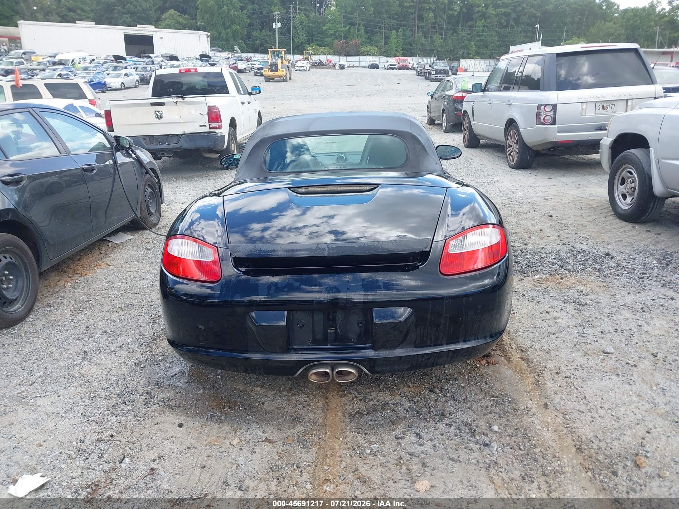 2006 Porsche Boxster S Black vin: WP0CB29886U730252