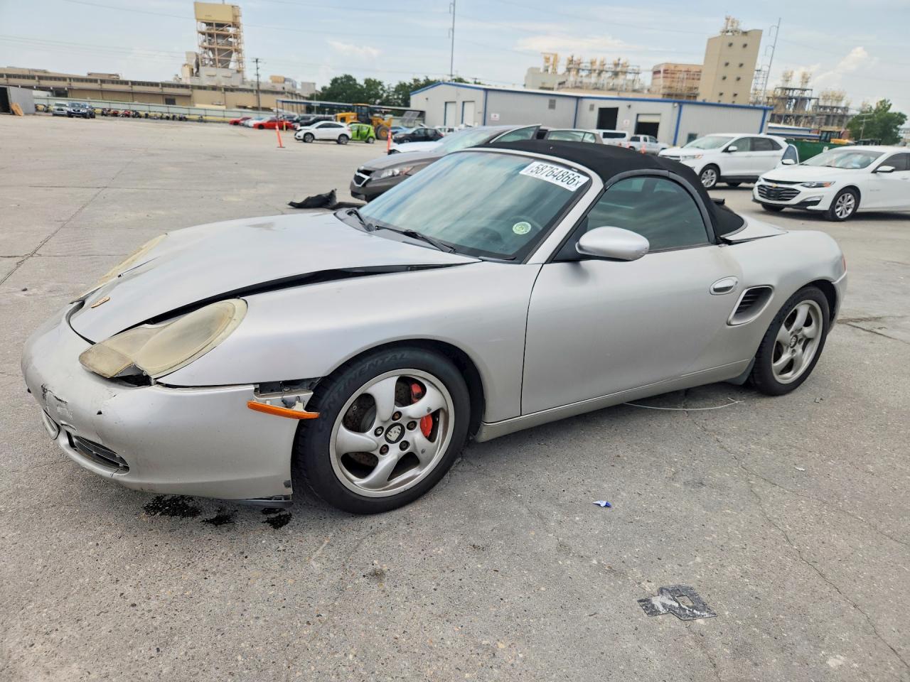 2002 Porsche Boxster S Silver vin: WP0CB29892U660948