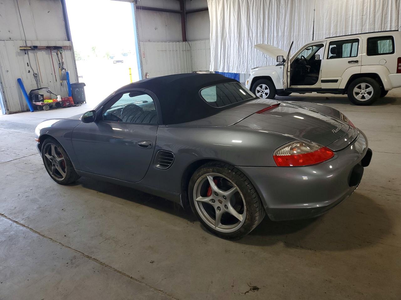2003 Porsche Boxster S Серый vin: WP0CB29893U663155