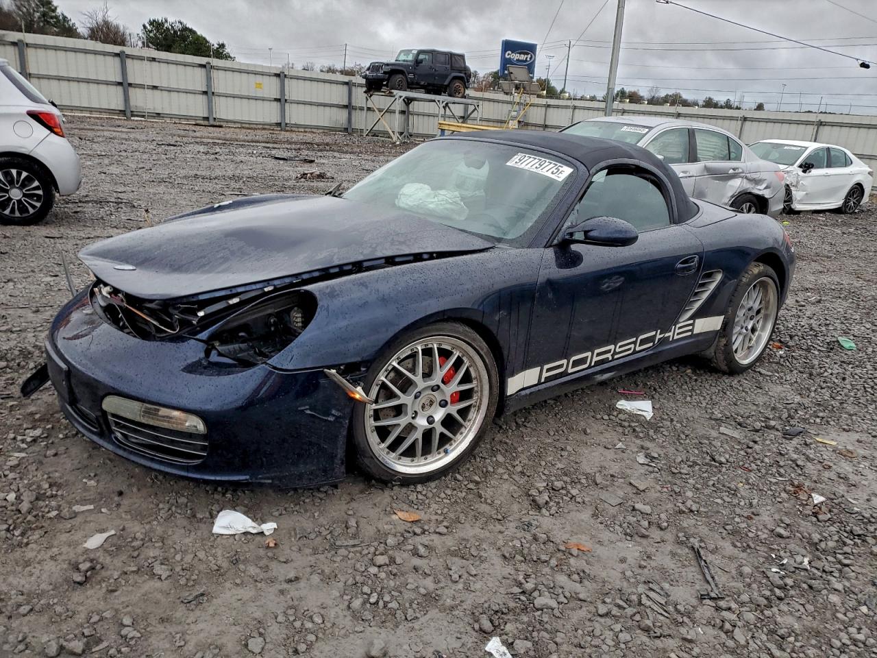2005 Porsche Boxster S Blue vin: WP0CB29895U731182