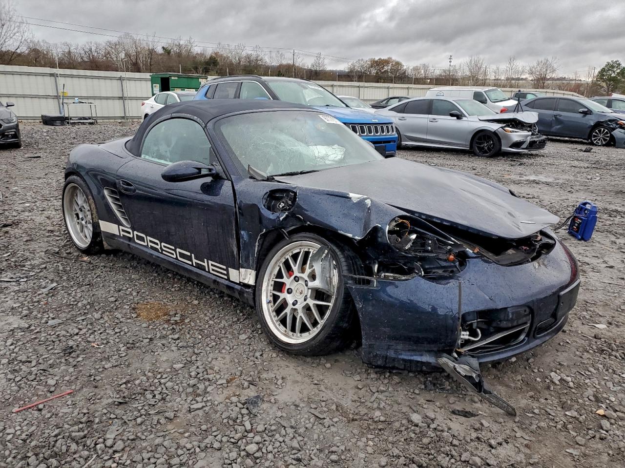 2005 Porsche Boxster S Blue vin: WP0CB29895U731182