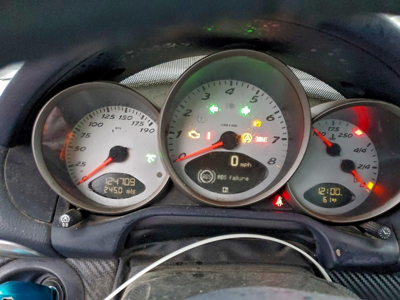 2005 Porsche Boxster S Blue vin: WP0CB29895U731182