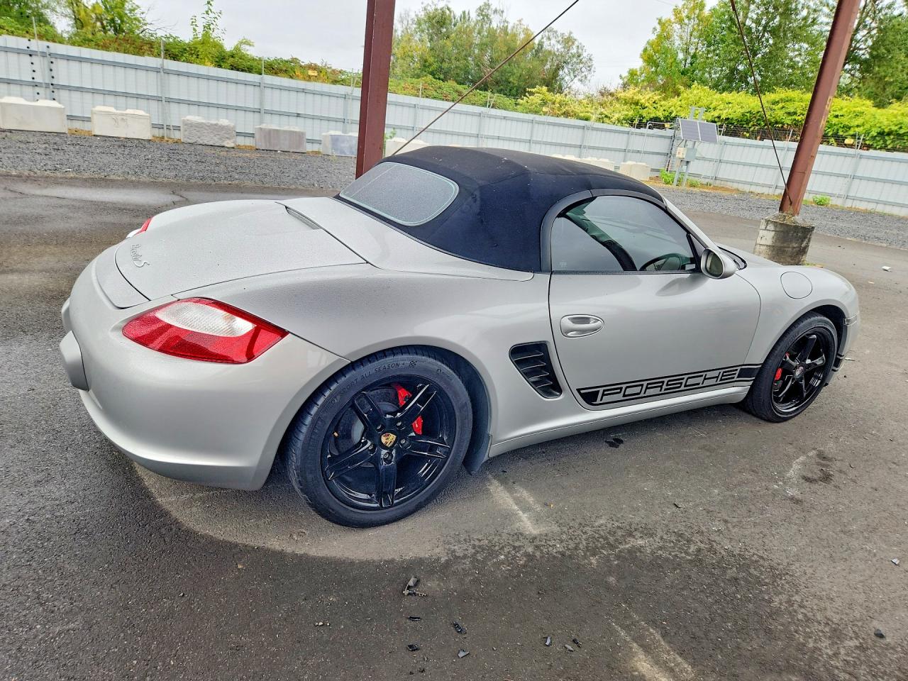 2006 Porsche Boxster S Silver vin: WP0CB29896U731197