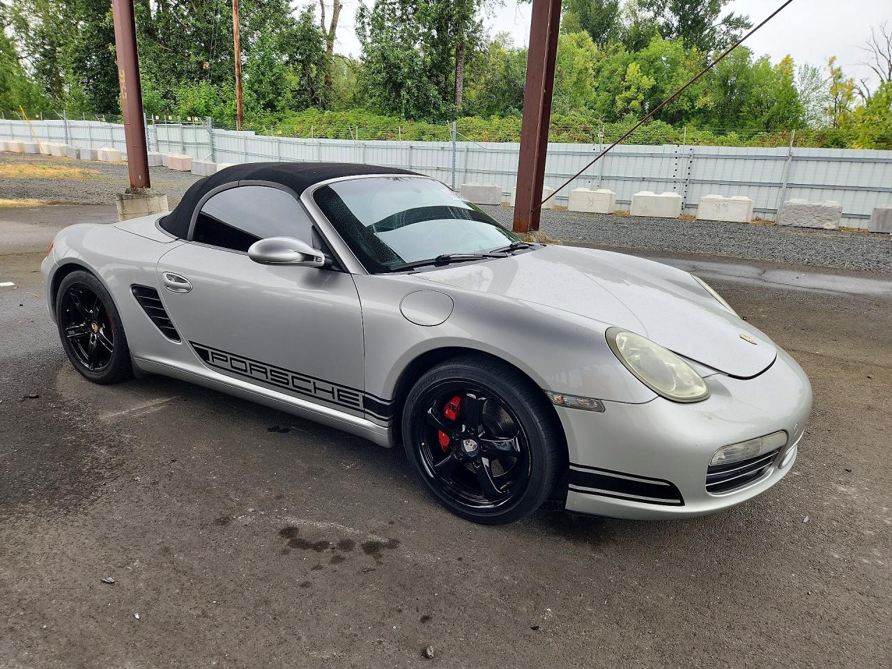 2006 Porsche Boxster S Silver vin: WP0CB29896U731197