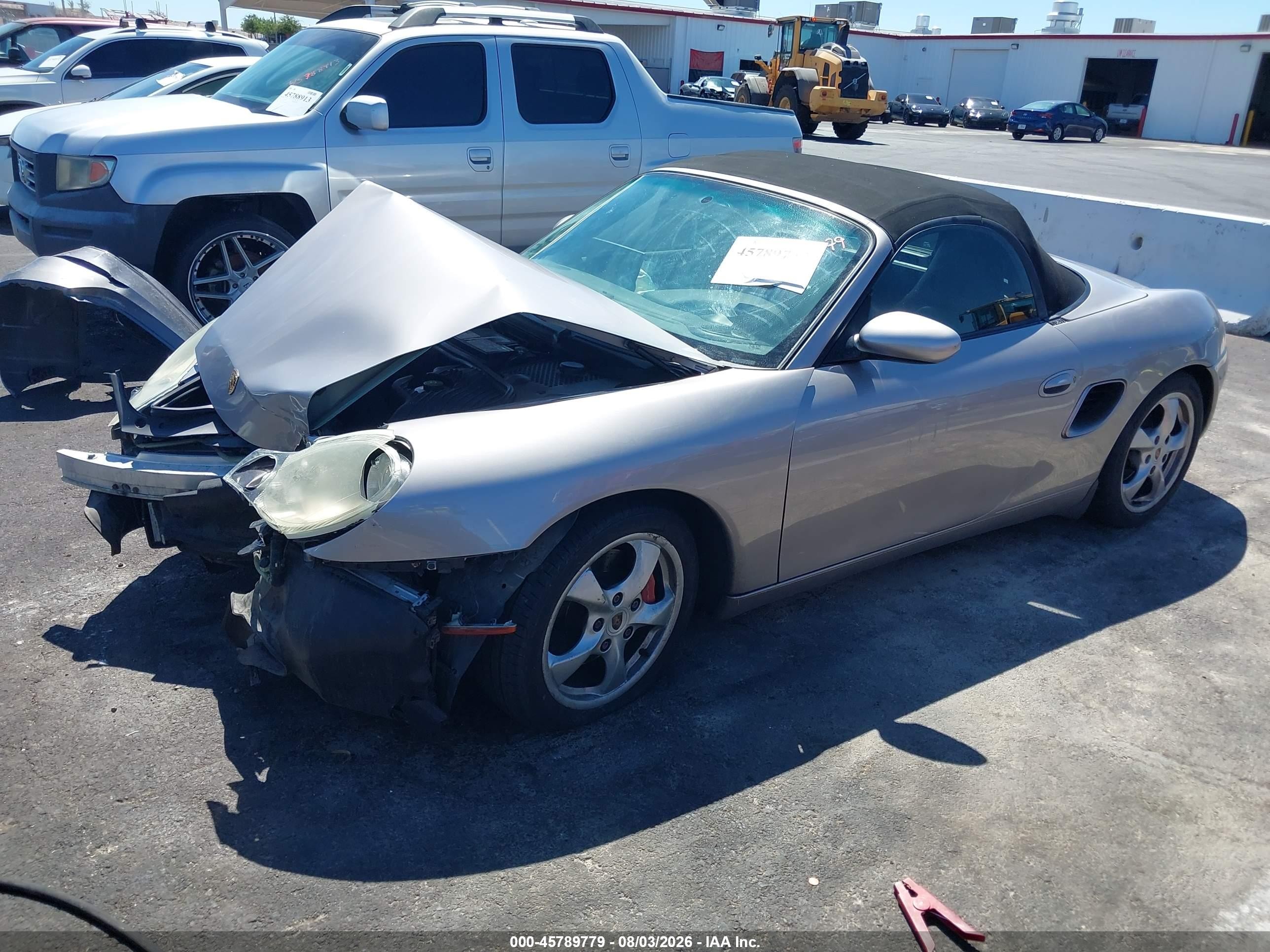 2001 Porsche Boxster S Gray vin: WP0CB298X1U664845