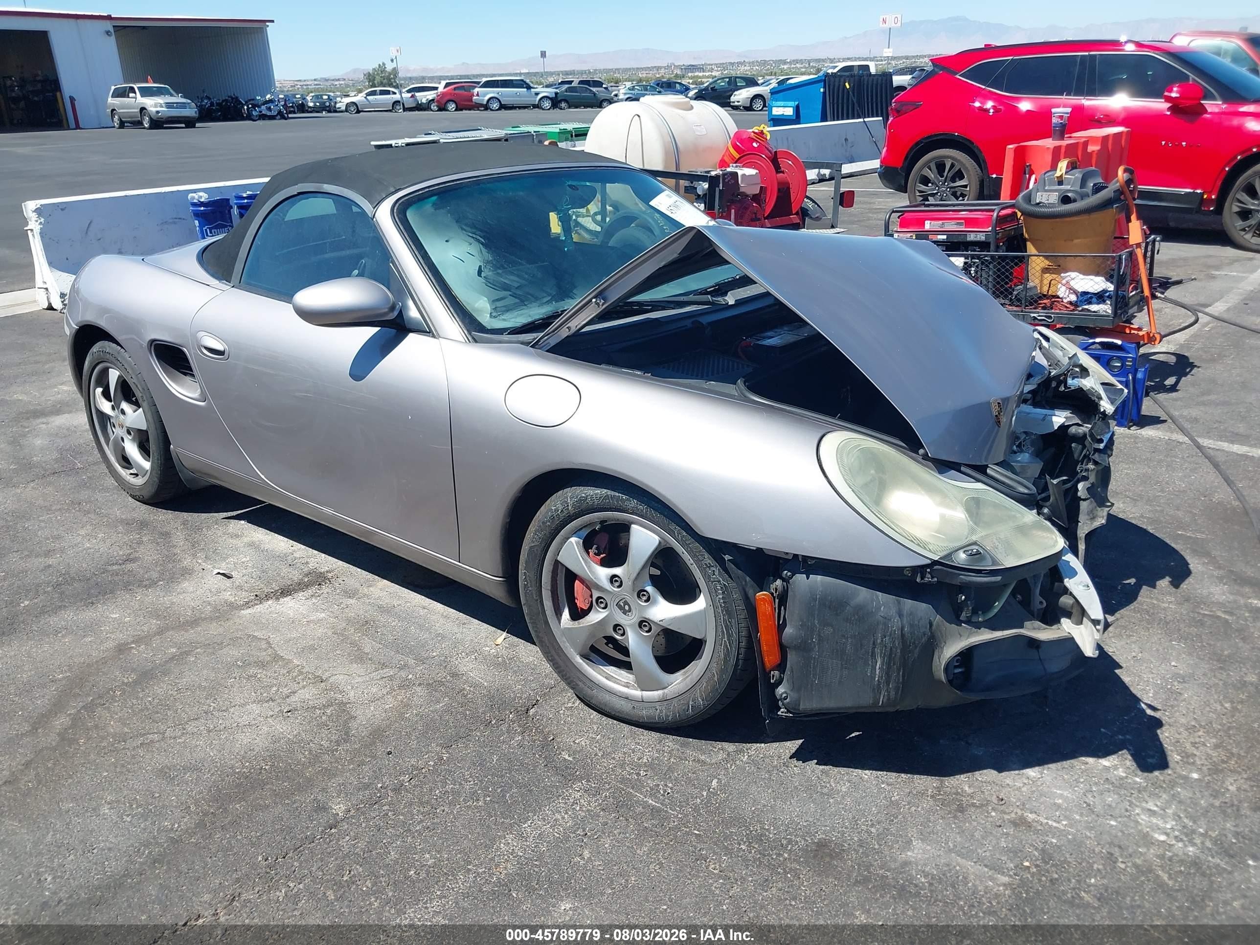 2001 Porsche Boxster S Gray vin: WP0CB298X1U664845