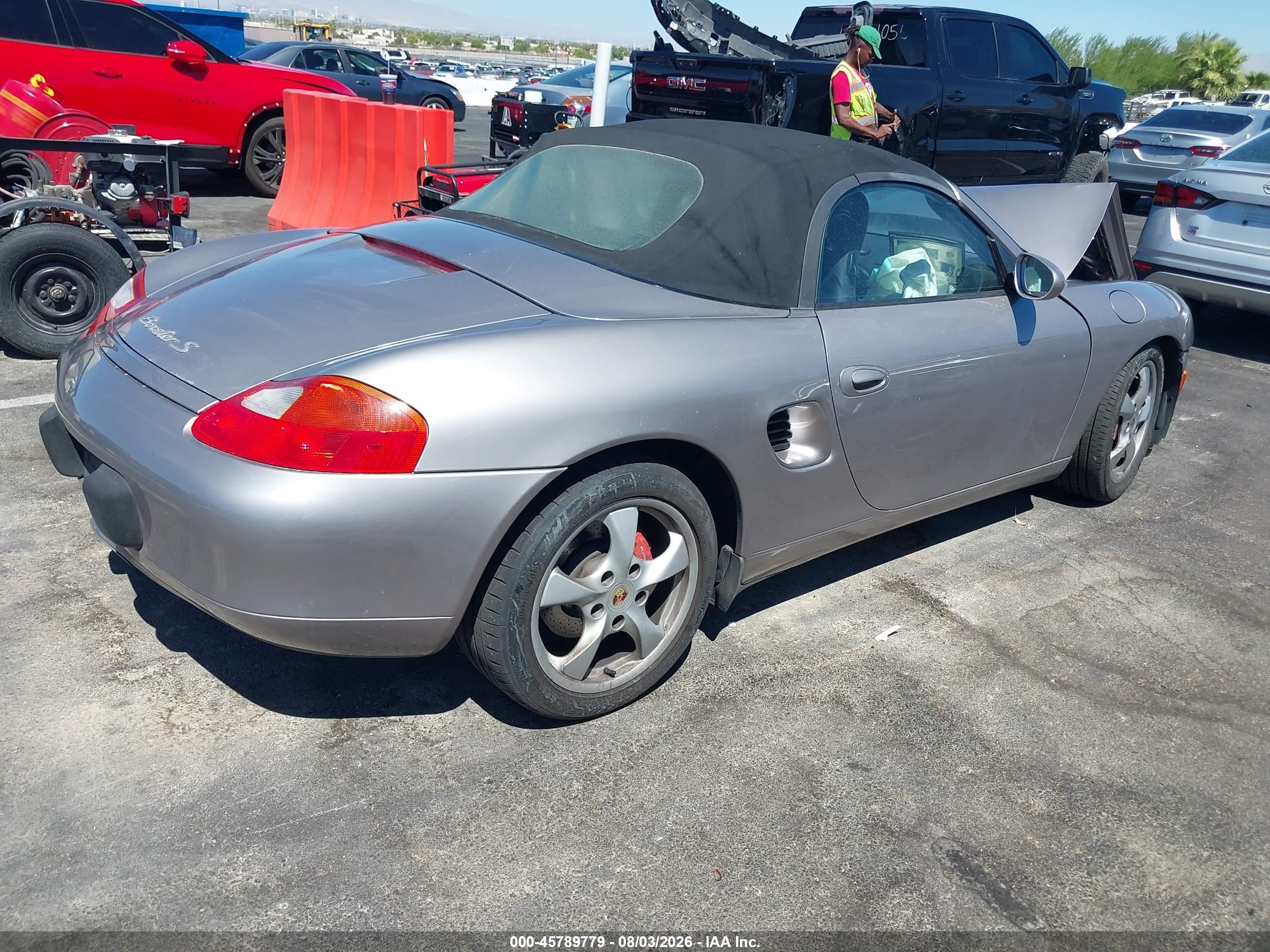 2001 Porsche Boxster S Gray vin: WP0CB298X1U664845