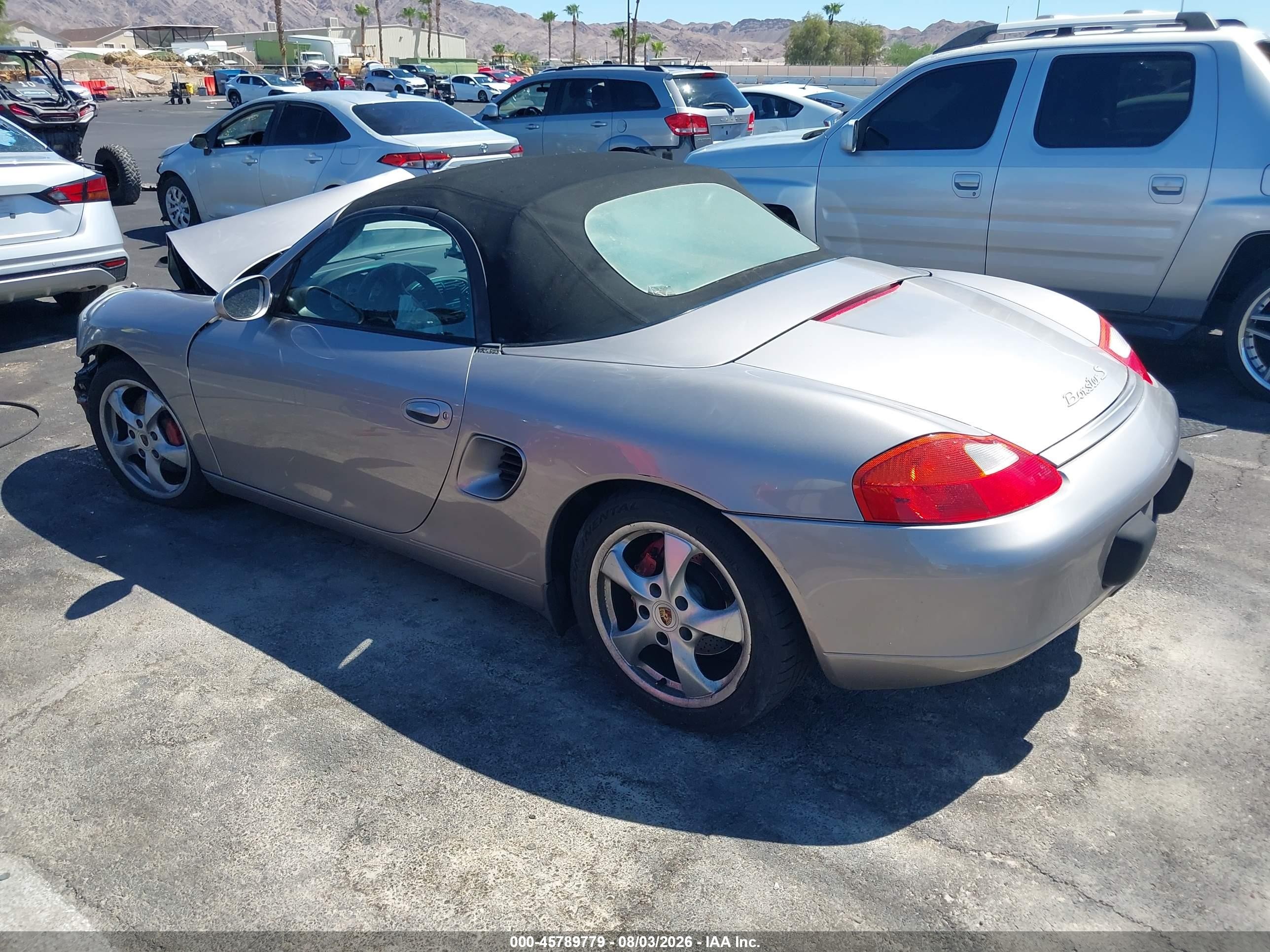 2001 Porsche Boxster S Gray vin: WP0CB298X1U664845