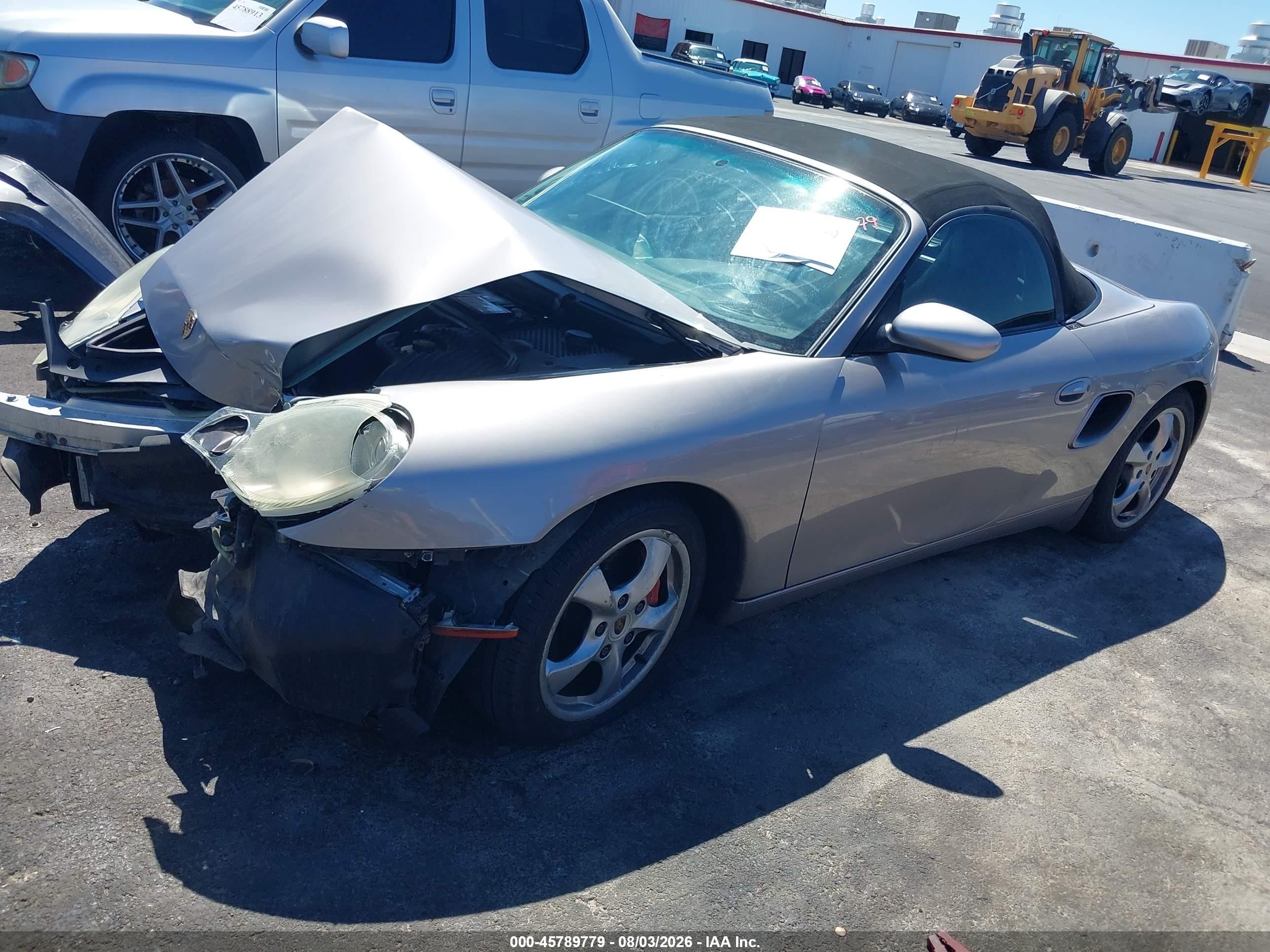 2001 Porsche Boxster S Gray vin: WP0CB298X1U664845