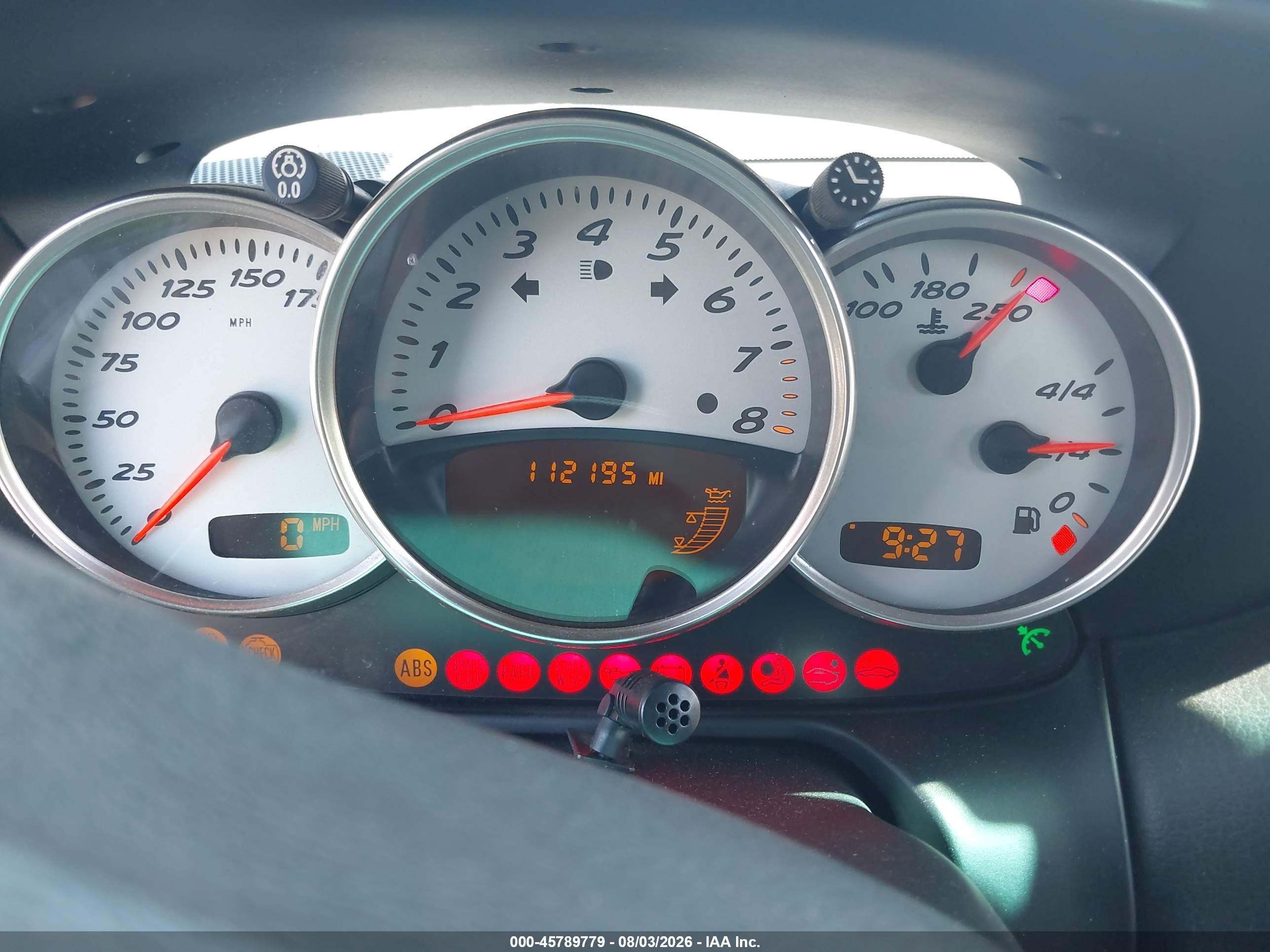 2001 Porsche Boxster S Gray vin: WP0CB298X1U664845