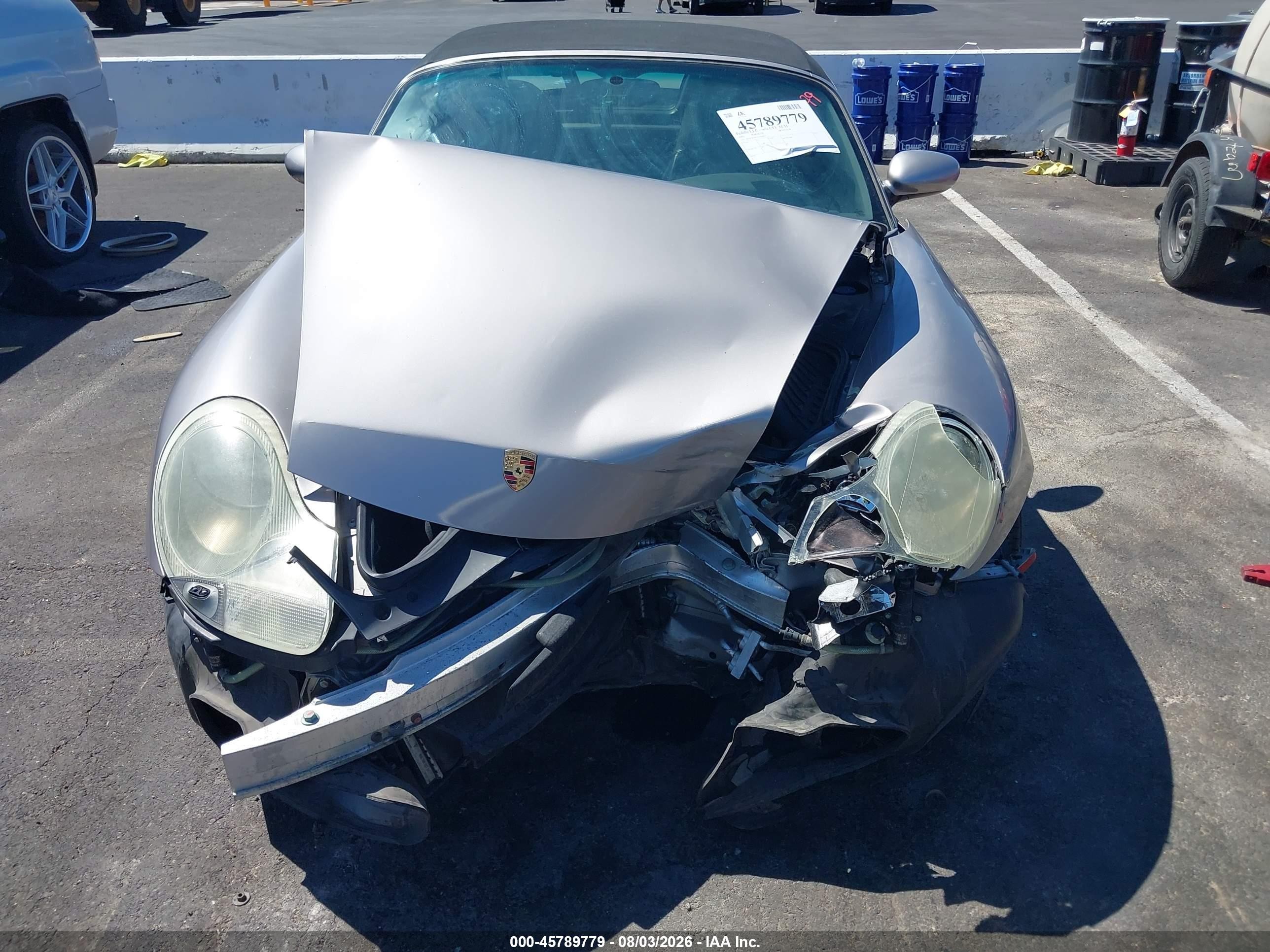 2001 Porsche Boxster S Gray vin: WP0CB298X1U664845